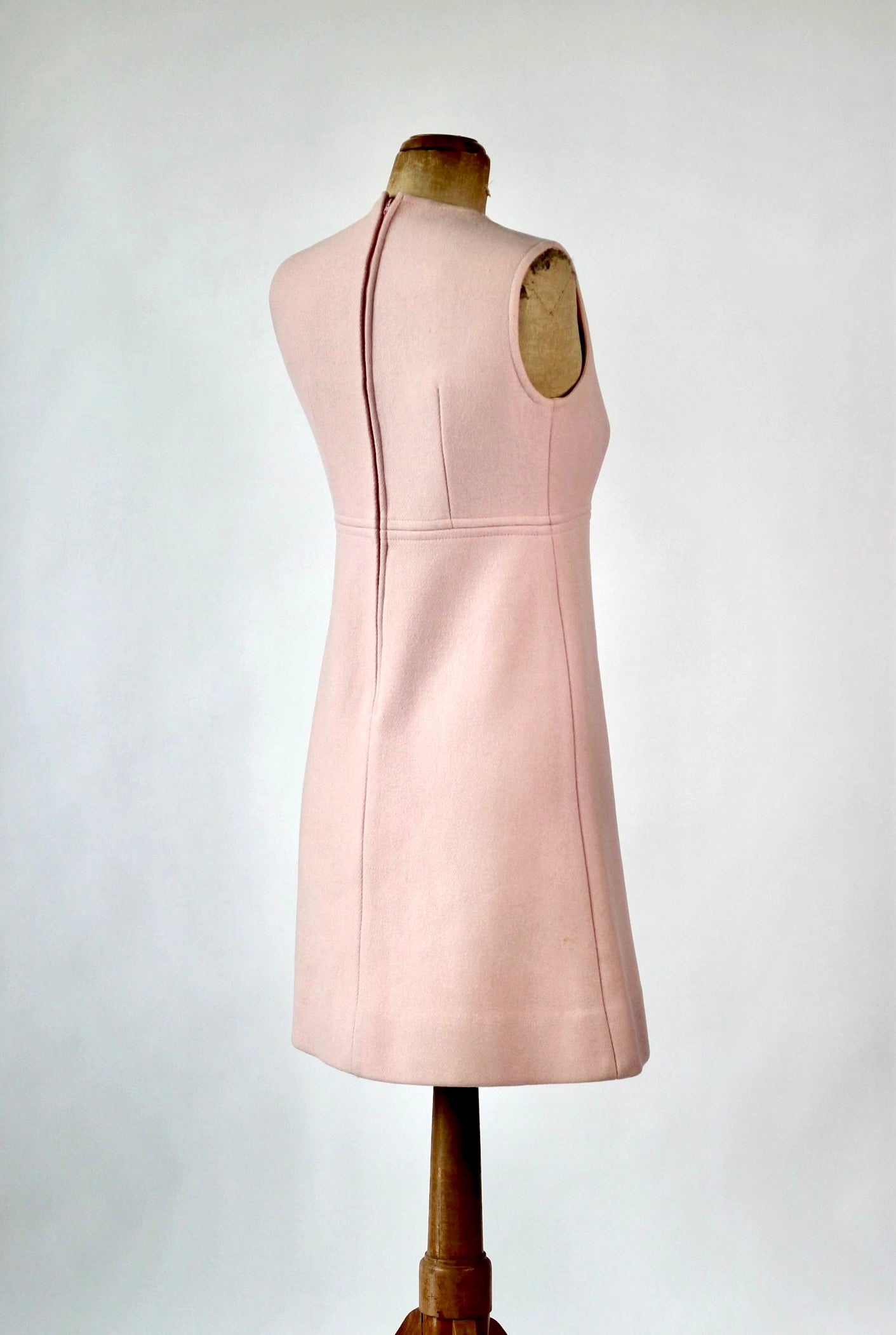 1960s Pink Wool Dress and Coat by Lanz// Size S/M