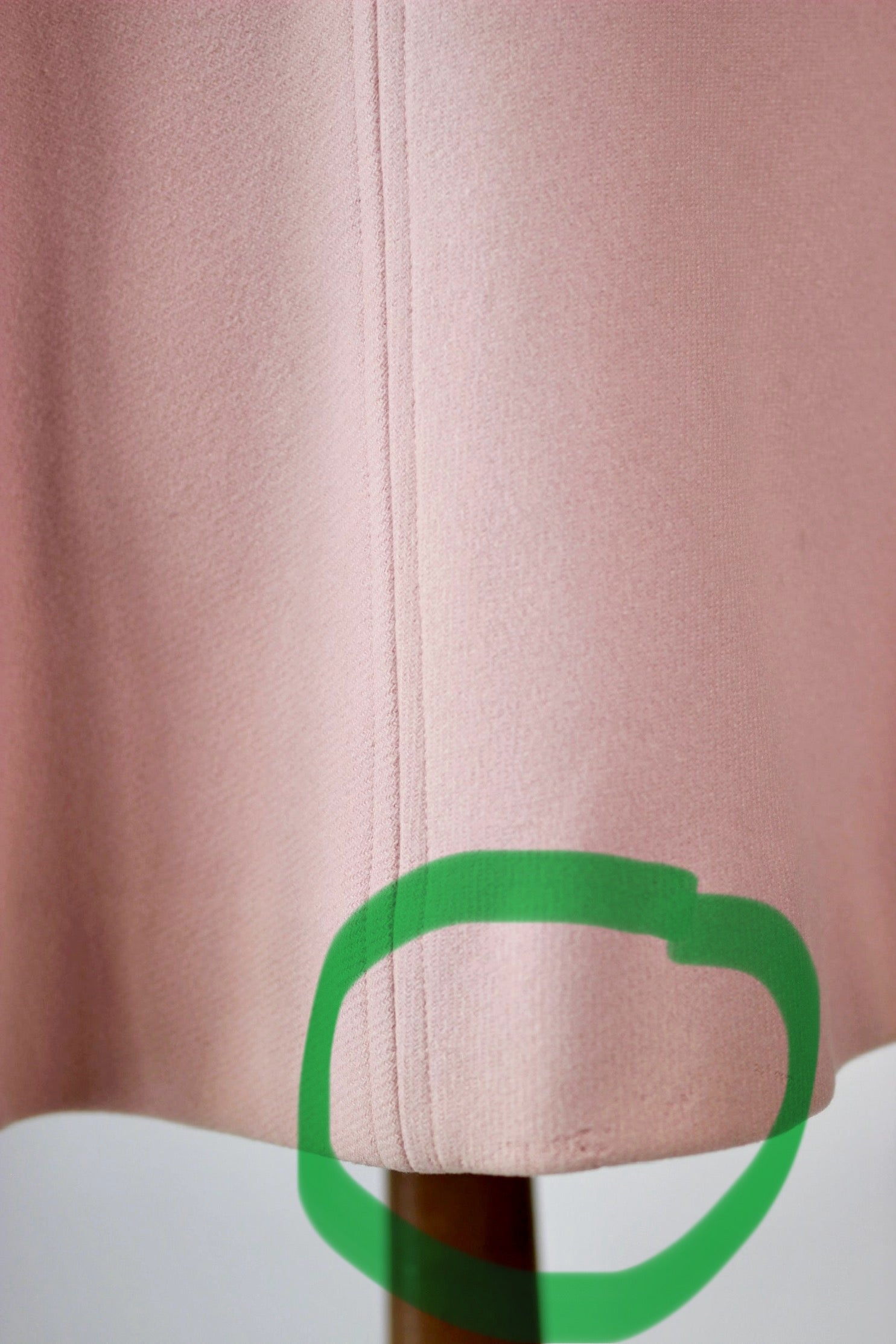 1960s Pink Wool Dress and Coat by Lanz// Size S/M