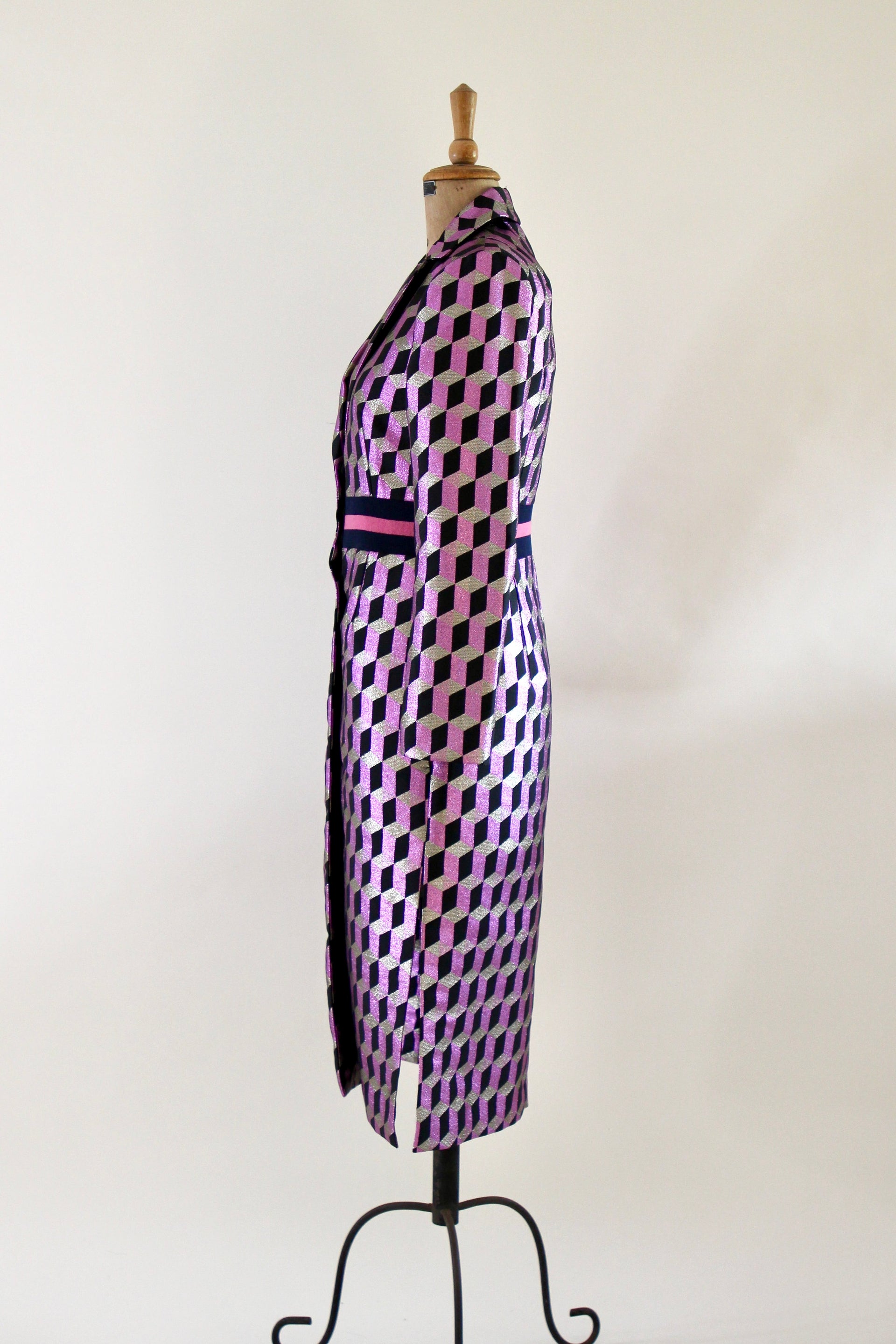 Emily in Paris Metallic Coat // Danish Design // Size S/M