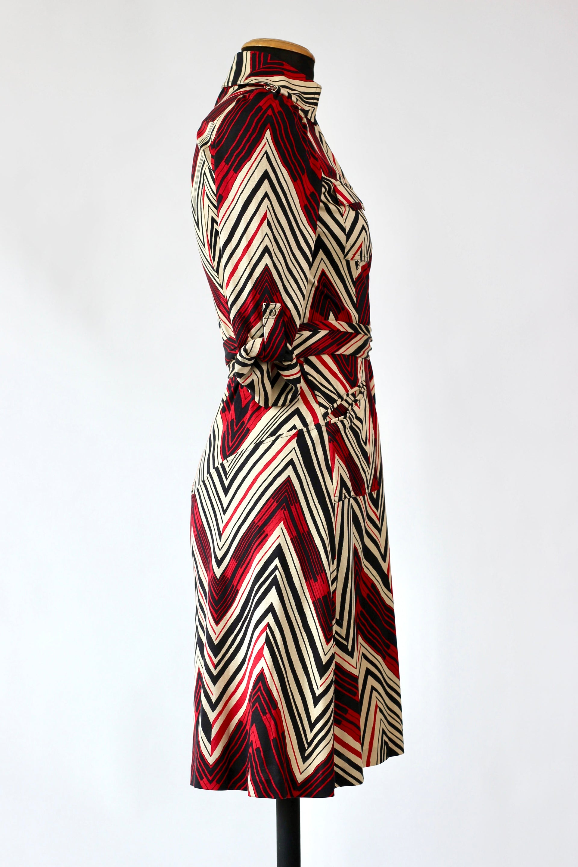 Diane von Furstenberg Vintage Silk Wrap Dress // Size M/L