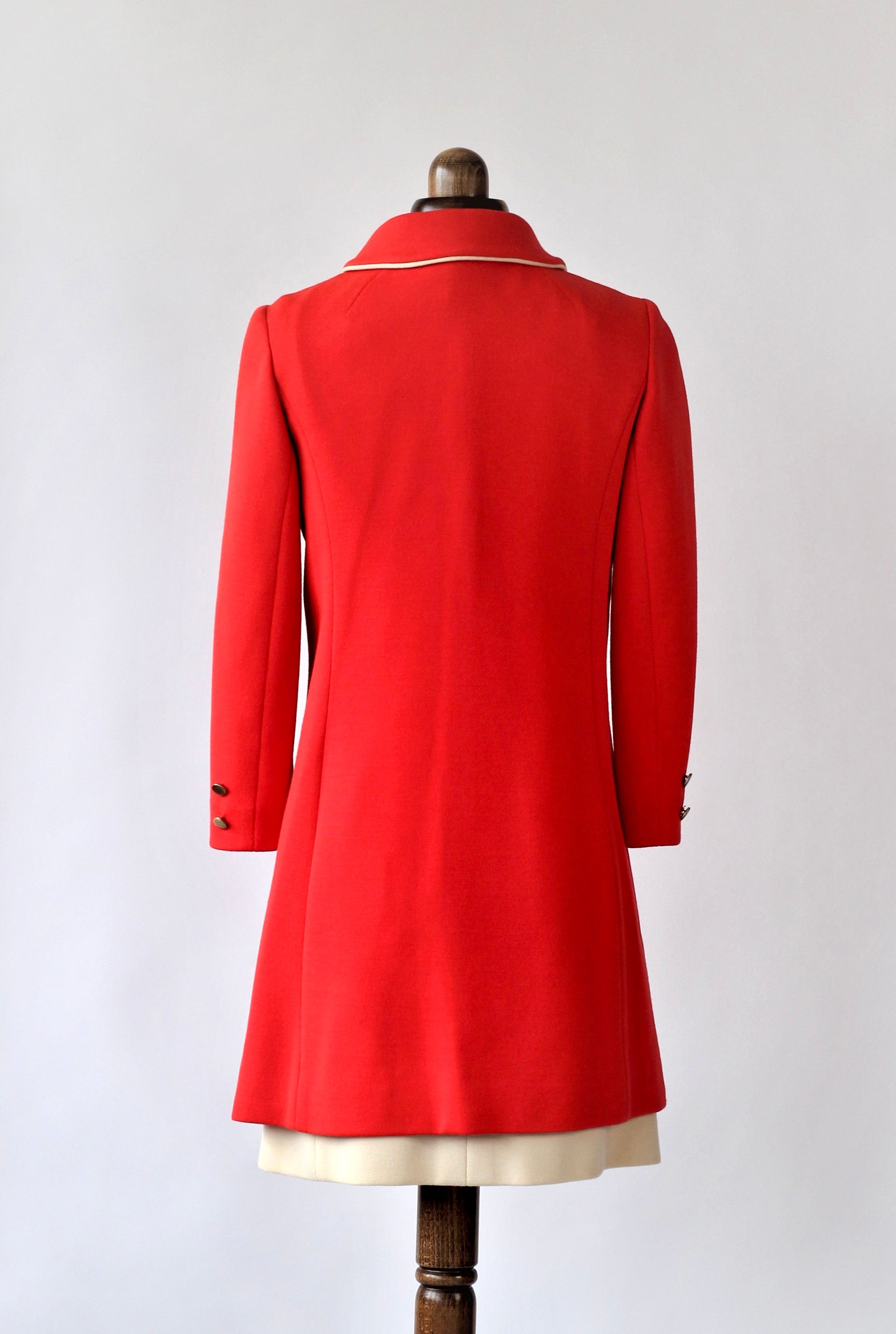 1960s French Design Wool Dress Suit// Size S/M