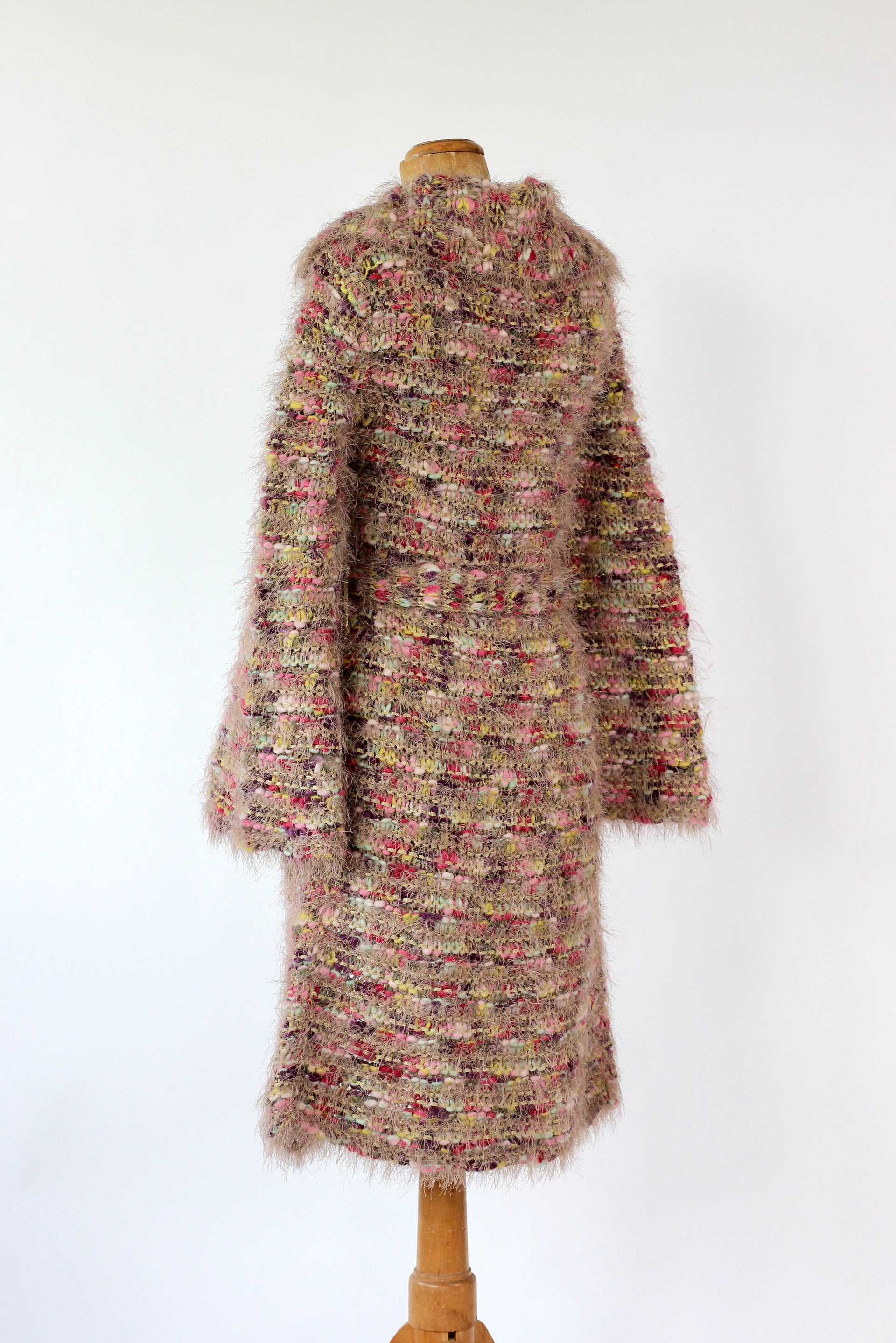 Y2K Vintage Long Wool Cardigan // Size S