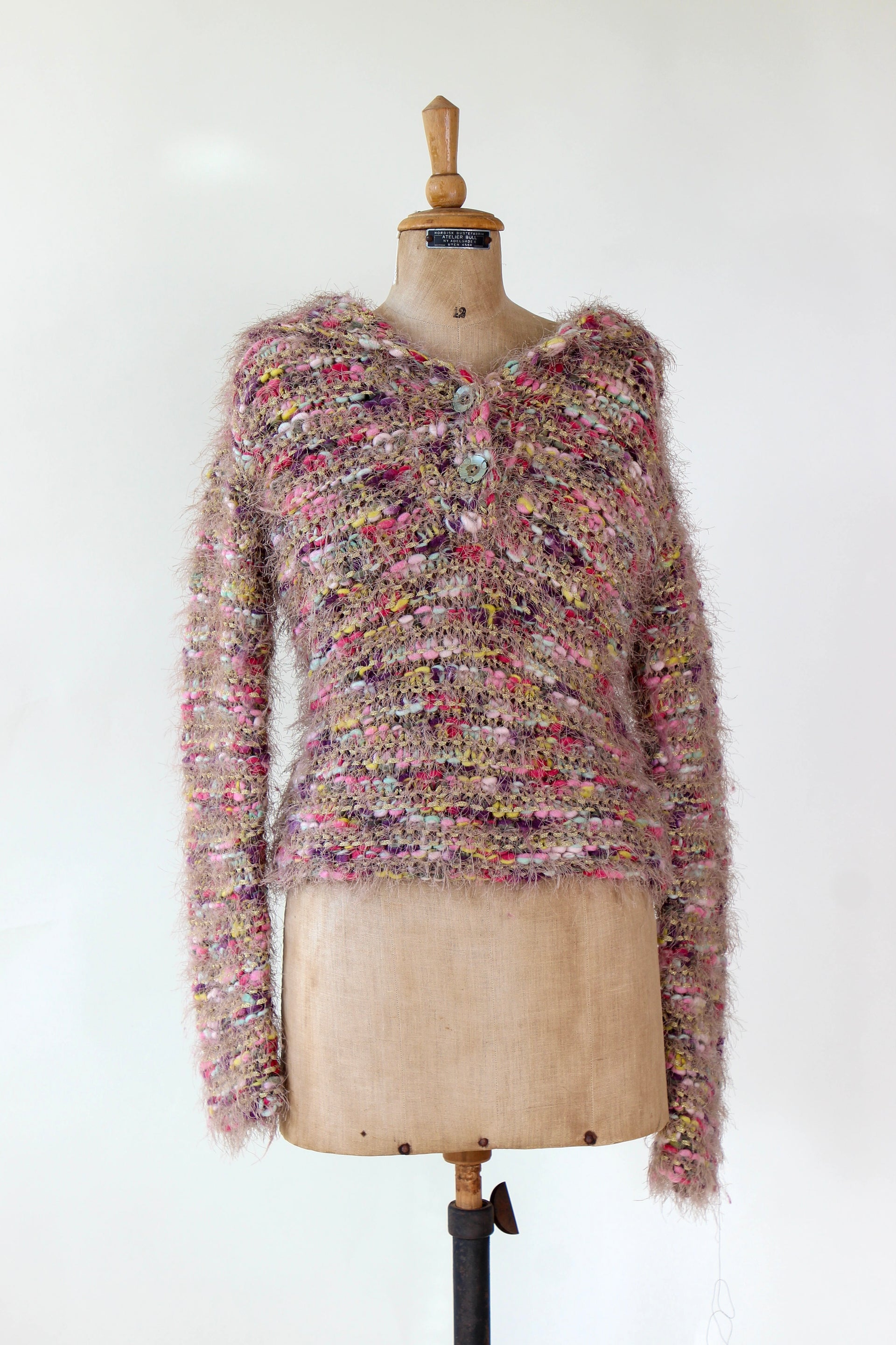 Vintage Wool Knit with Large Collar // Munthe plus Simonsen // Size S/M