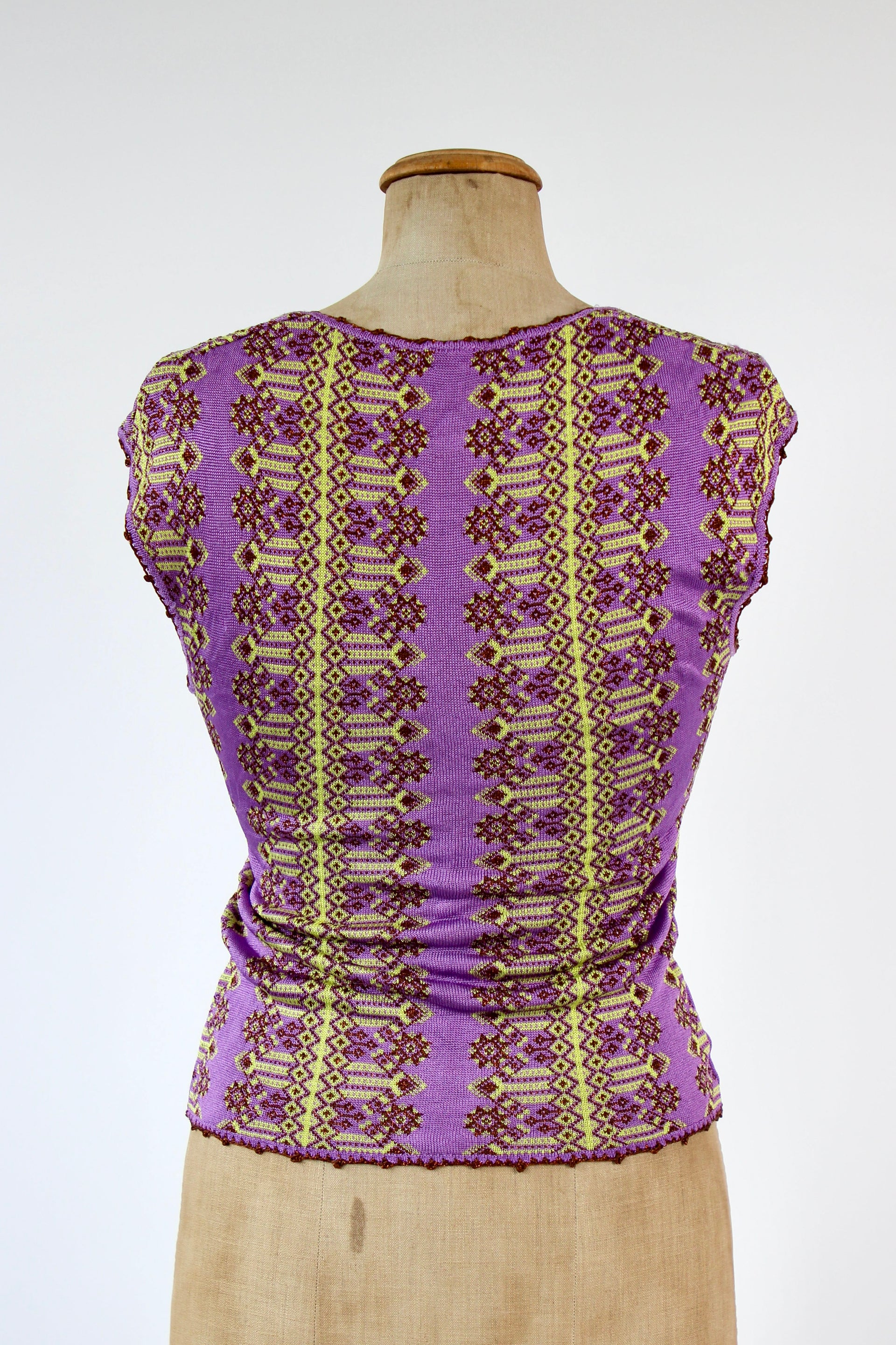 Vintage Christian Lacroix Knit Top // Size S