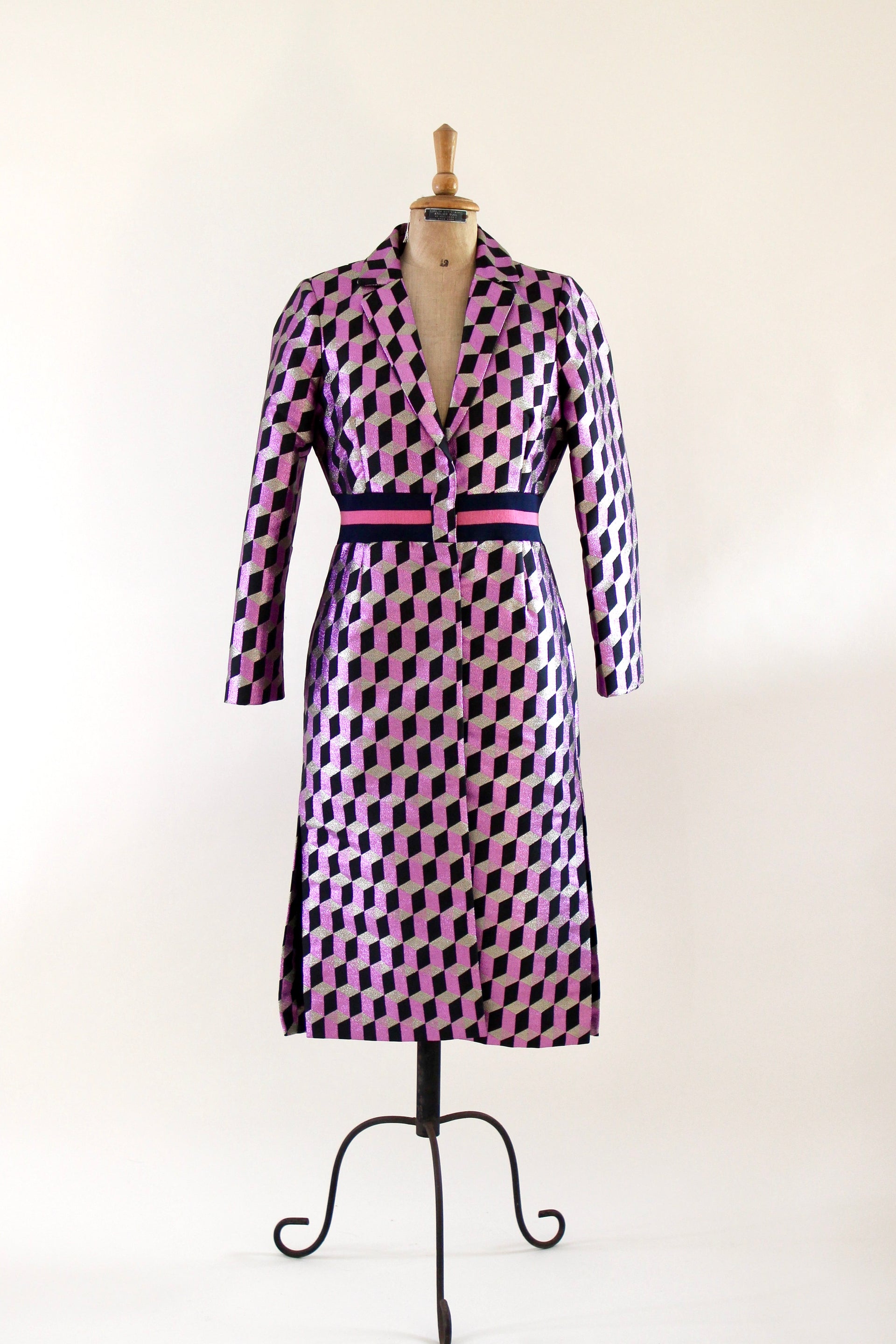Emily in Paris Metallic Coat // Danish Design // Size S/M