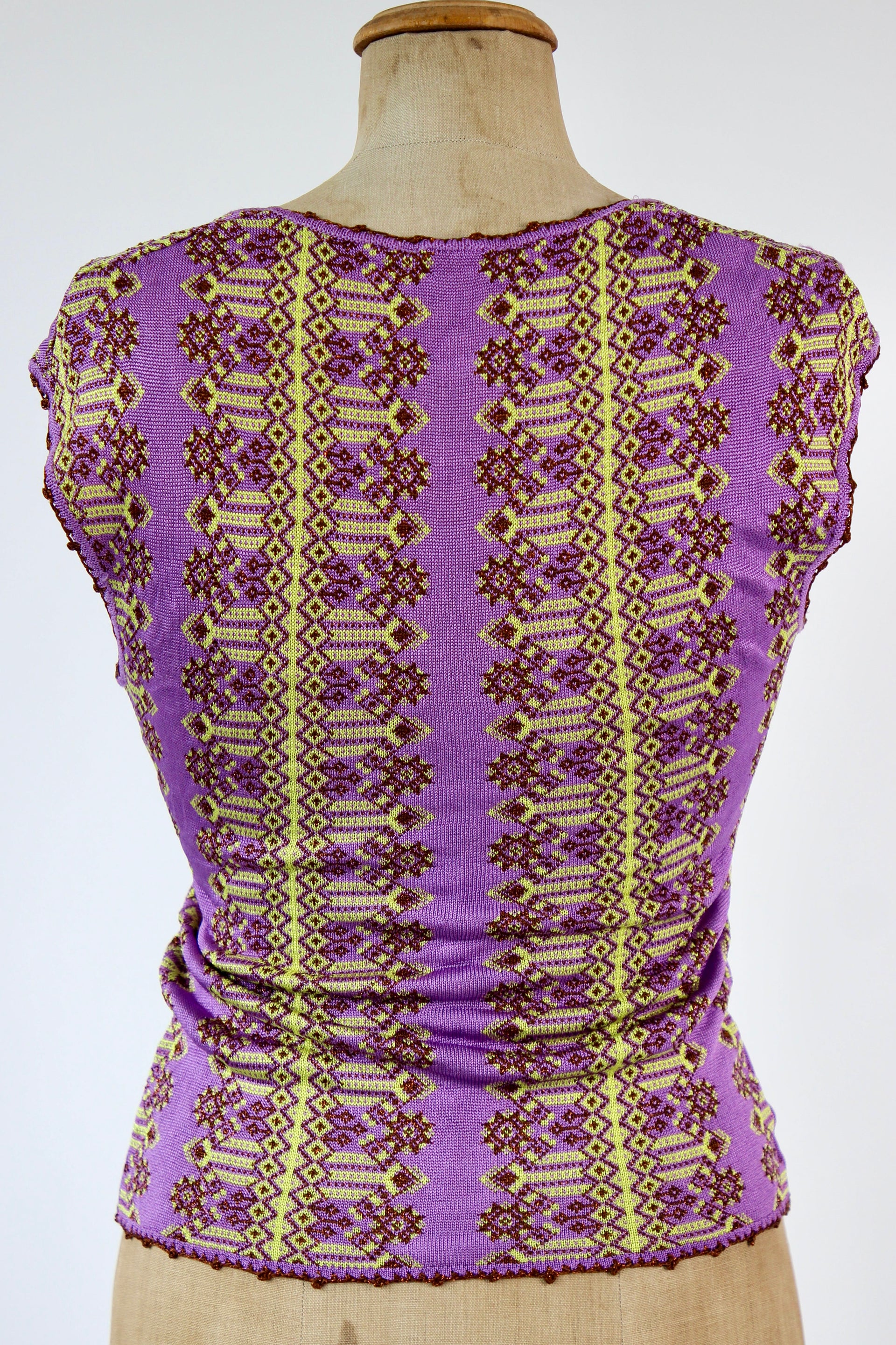 Vintage Christian Lacroix Knit Top // Size S
