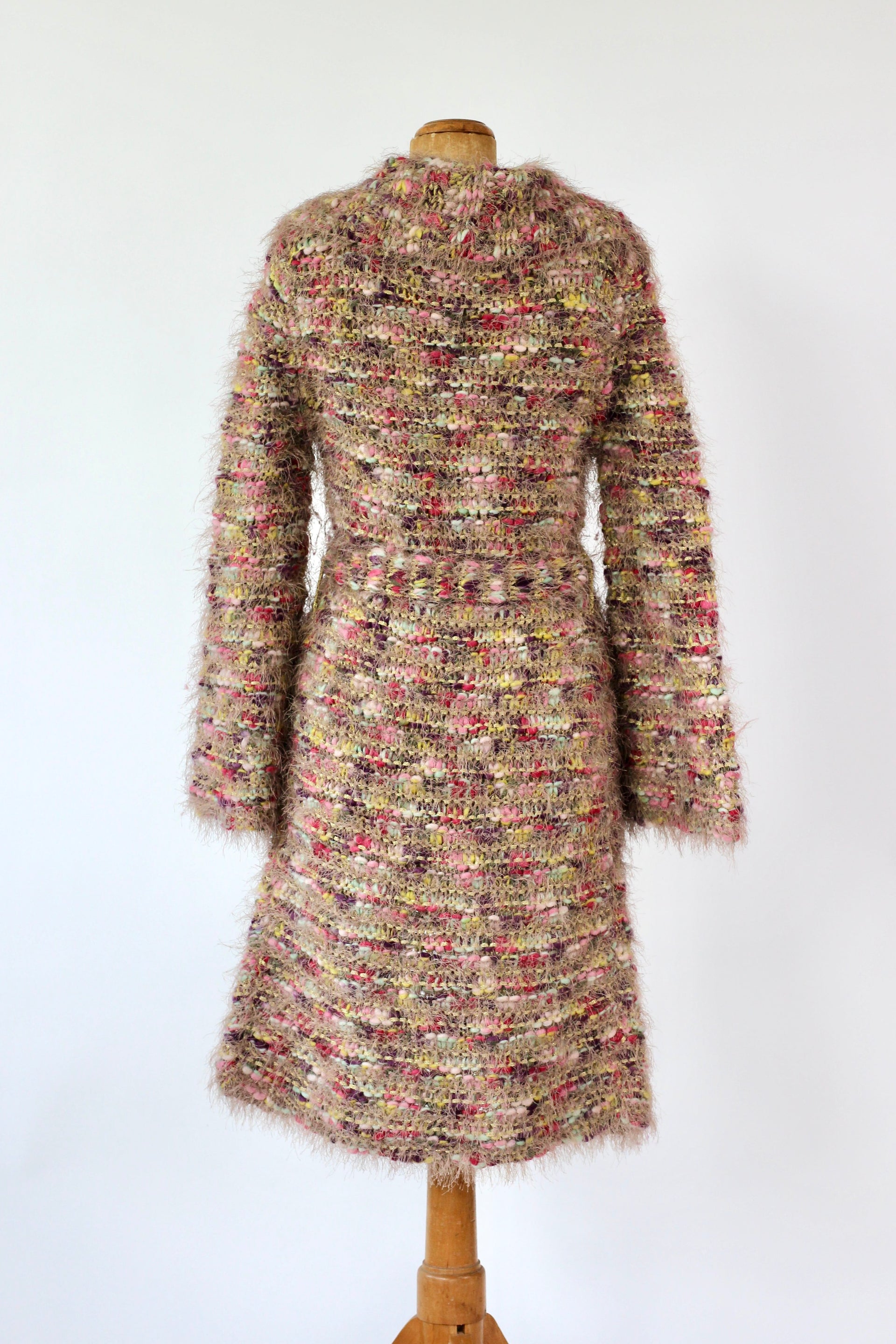 Y2K Vintage Long Wool Cardigan // Size S