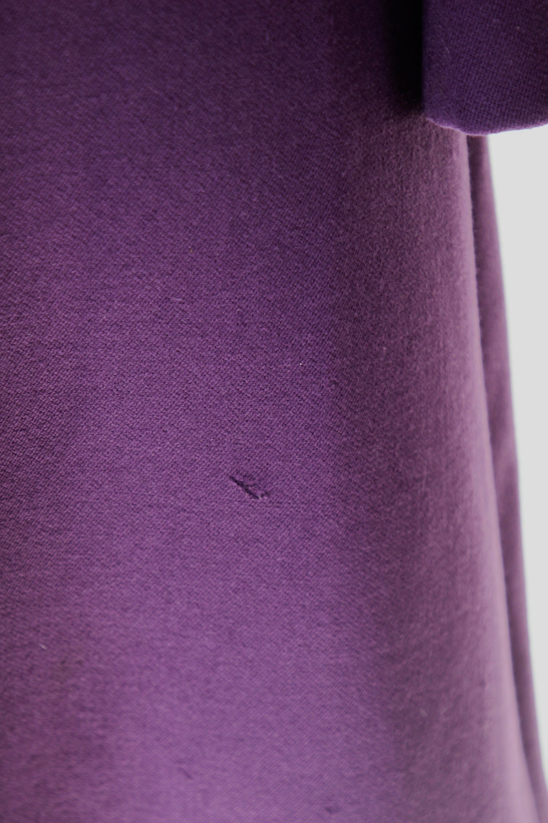 1960s Vintage Purple Mod Wool Coat // Size M