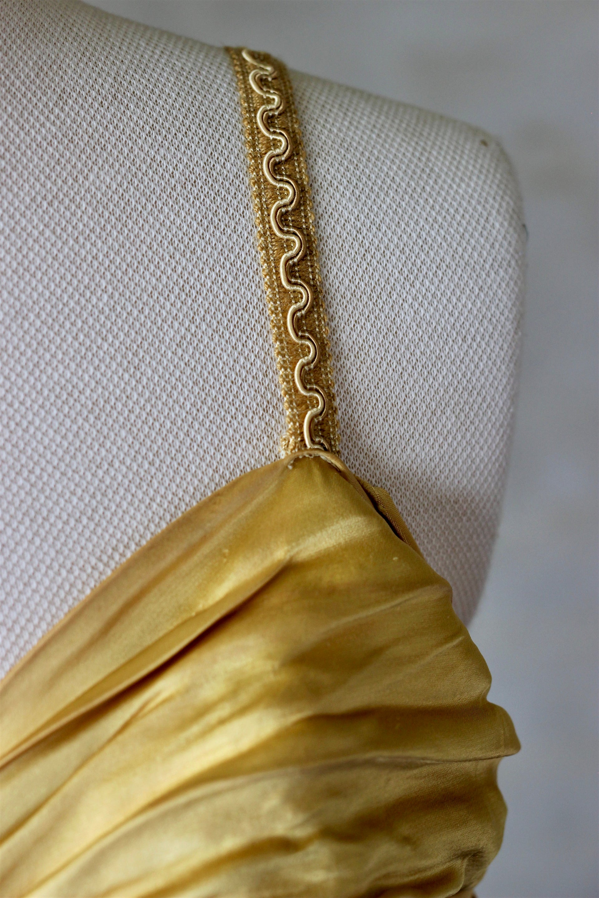 1950s Yellow Lace Dress