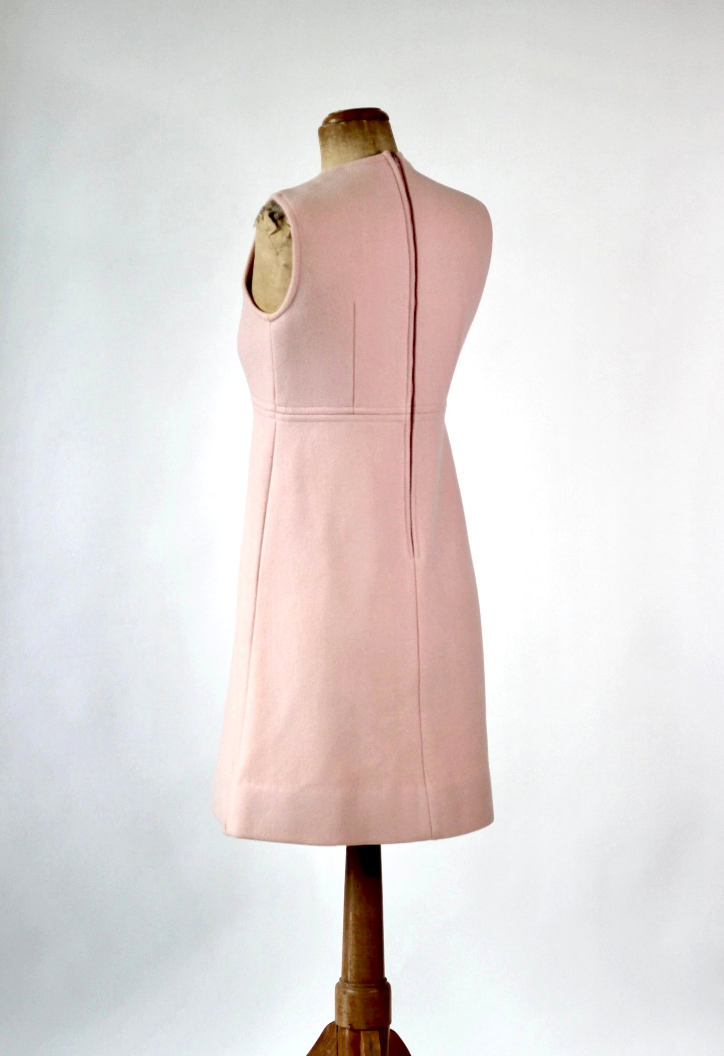 1960s Pink Wool Dress and Coat by Lanz// Size S/M