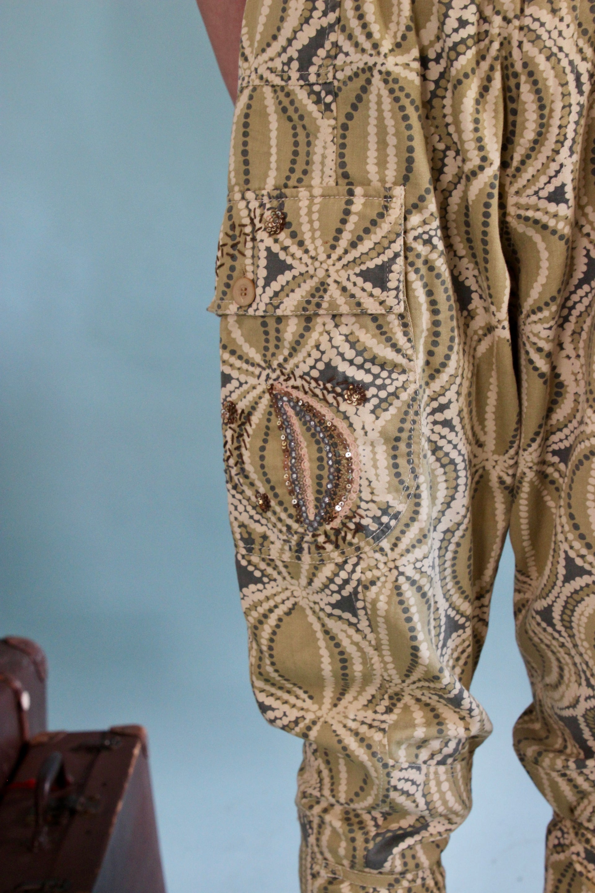 Vintage Low-waisted Pants // Danish Design // Size M