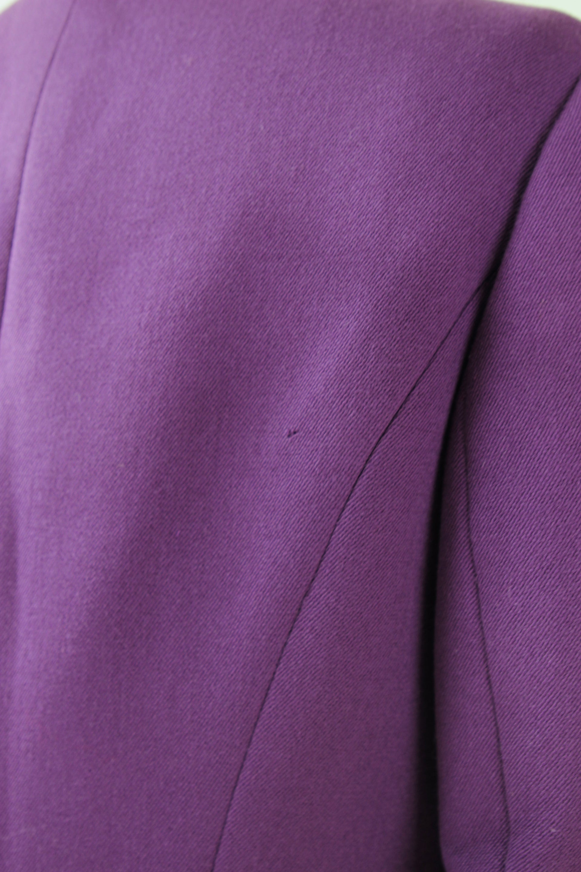 1960s Vintage Purple Mod Wool Coat // Size M
