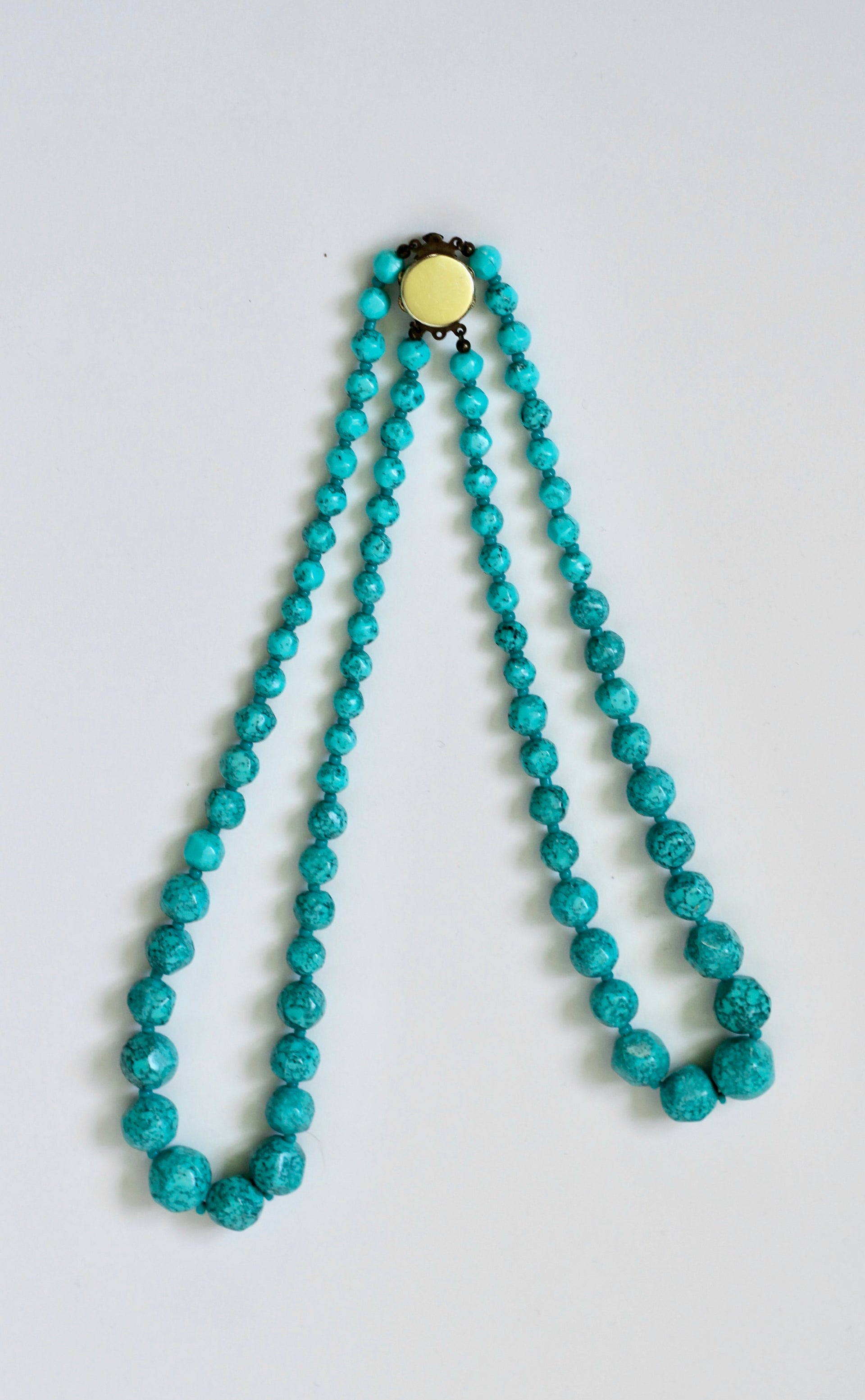1960s 2 Stand Plastic Necklace