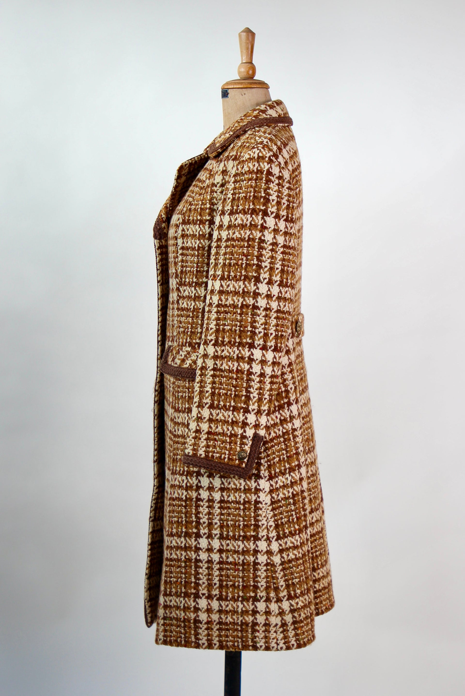 1960s Designer Wool Mod Coat // Size M