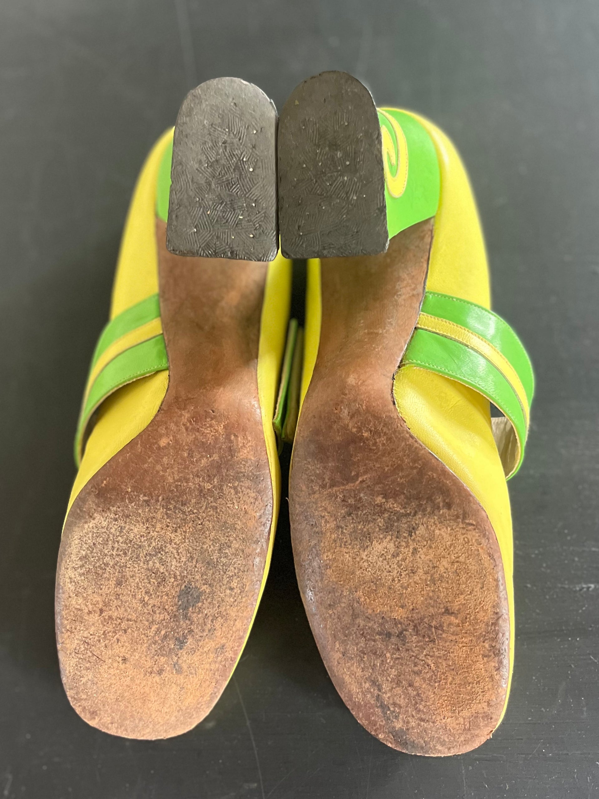 1960s Vintage Leather Shoes//Size EU 37-38