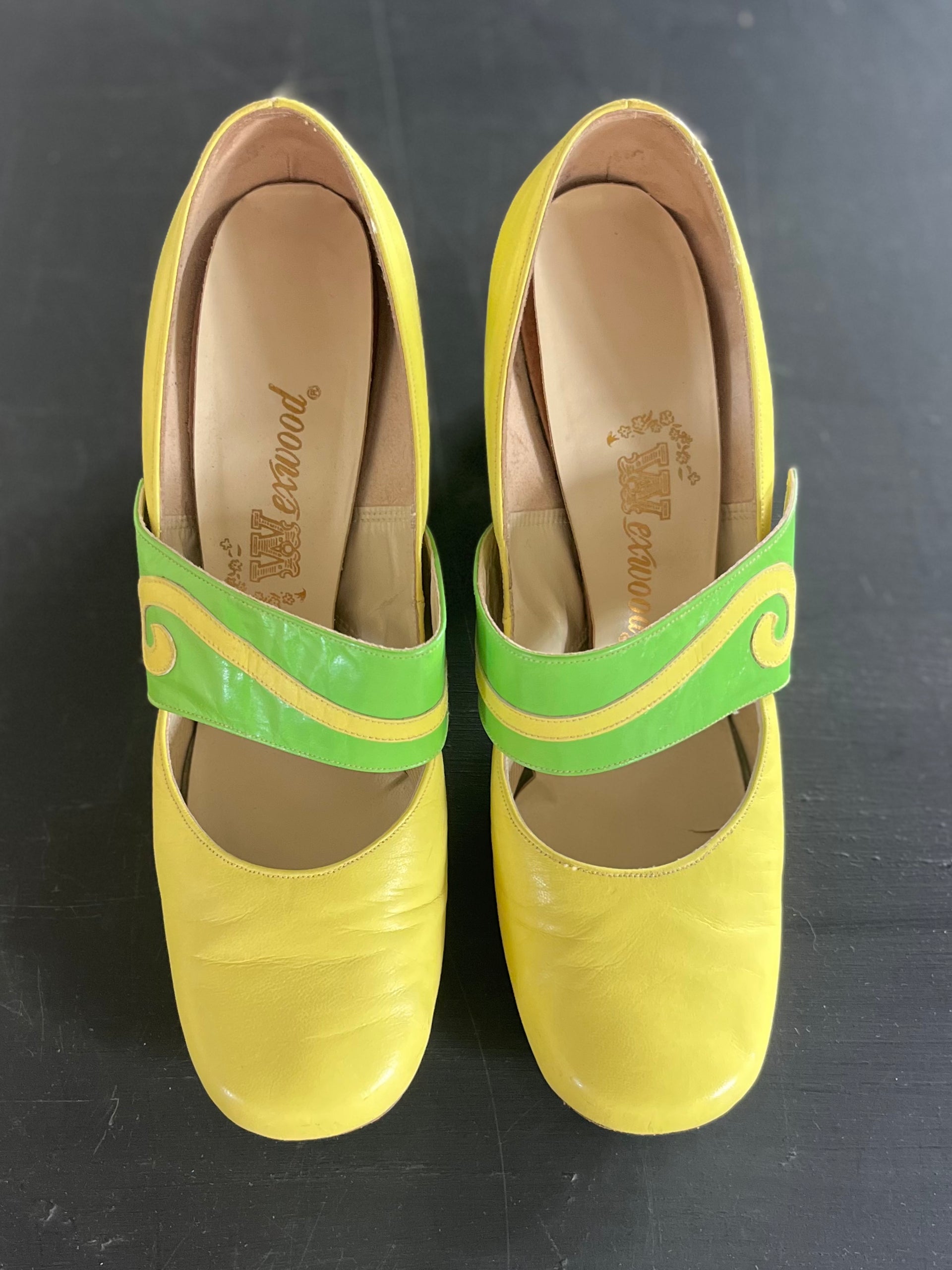 1960s Vintage Leather Shoes//Size EU 37-38