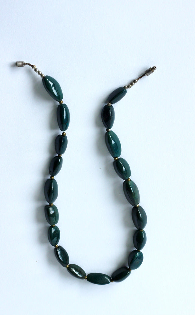 1950s Jade Stone Necklace.