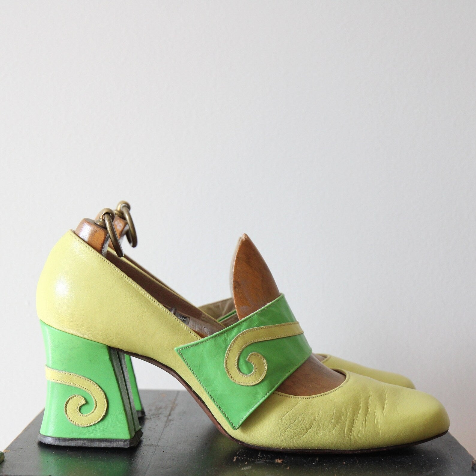 1960s Vintage Leather Shoes//Size EU 37-38