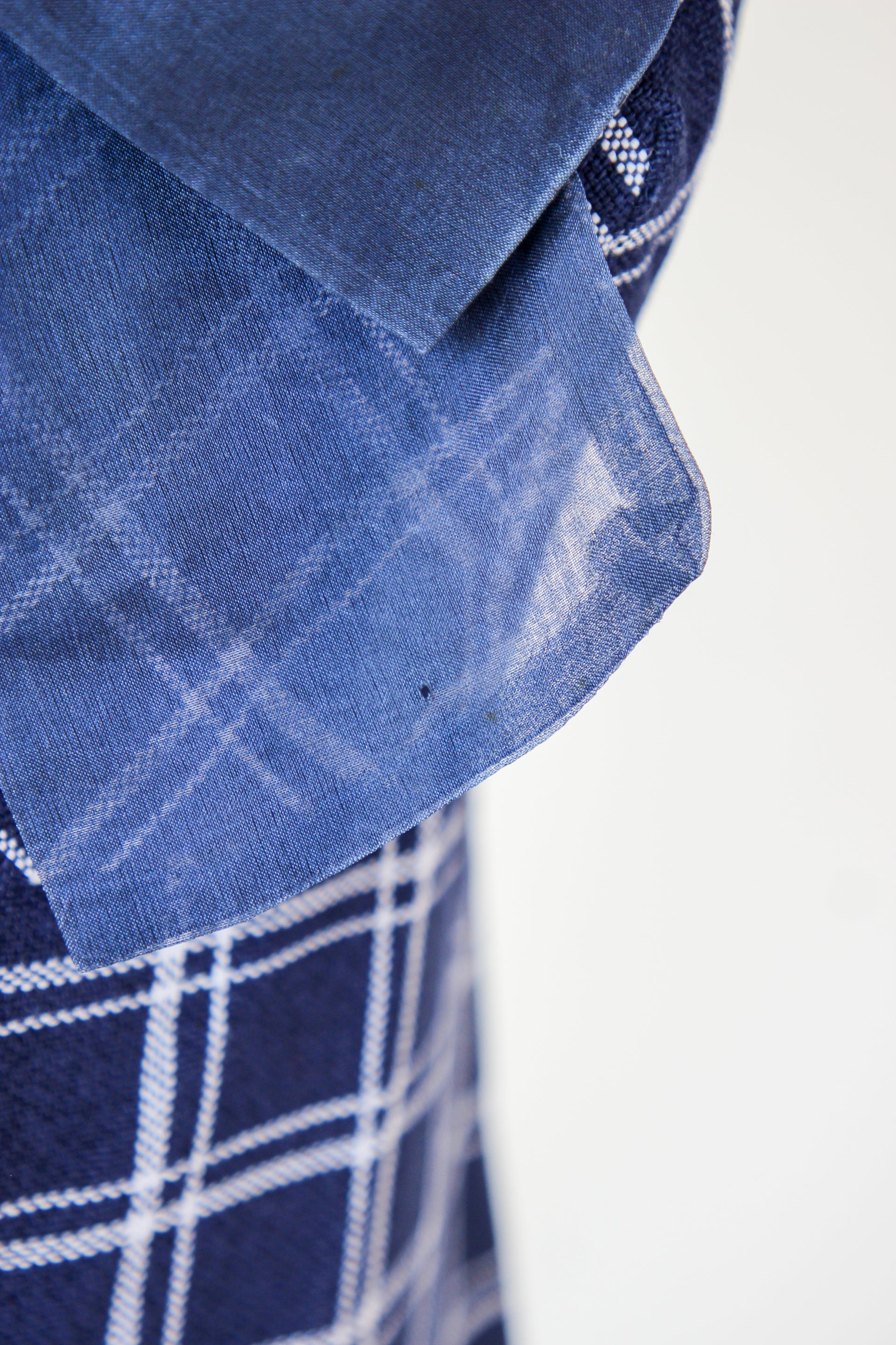 1960s Vintage Checked Shift Mod Wool Dress // Size S