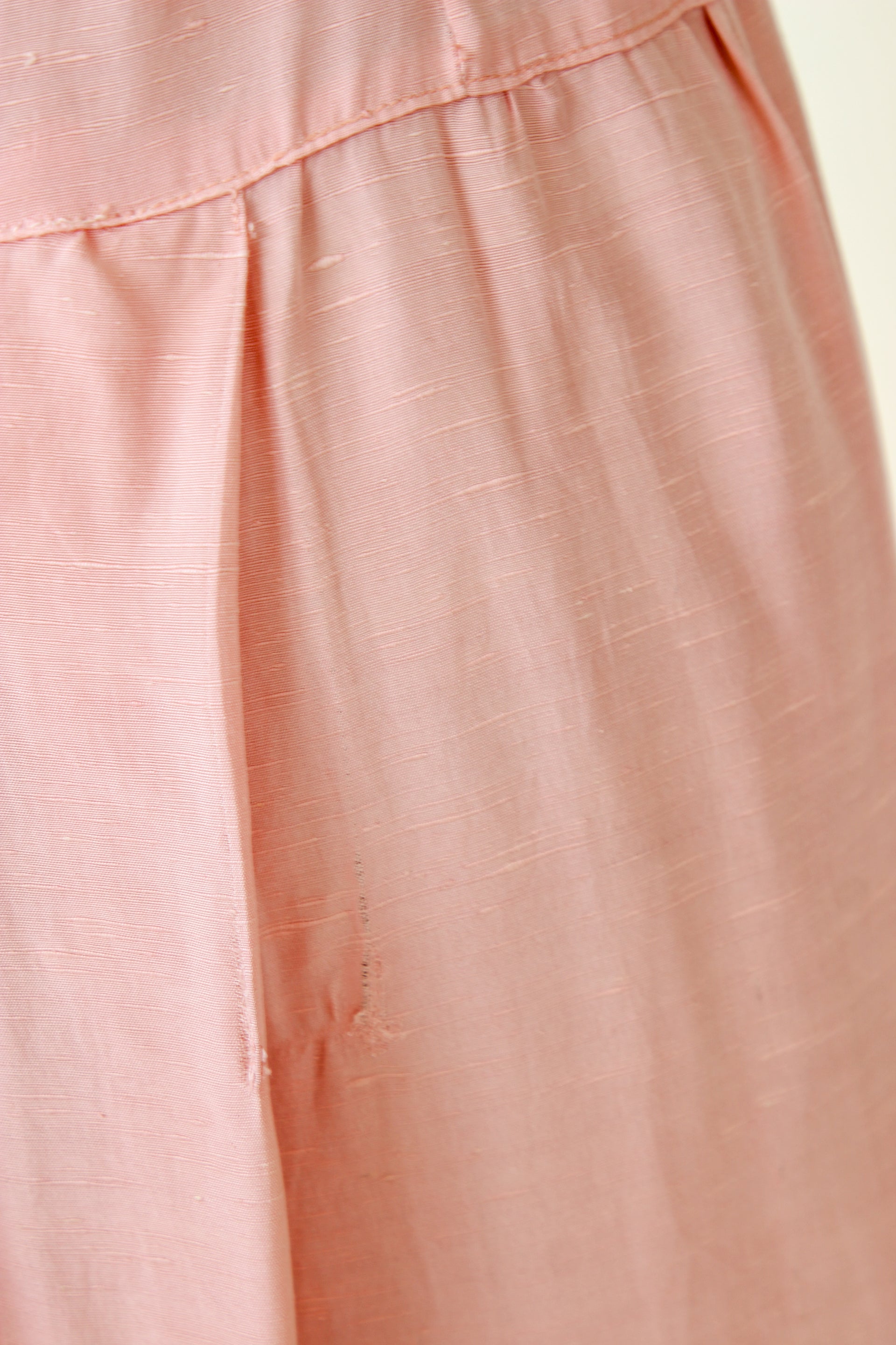 1920s Vintage Pink Shirt and Skirt Suit // Size M/L