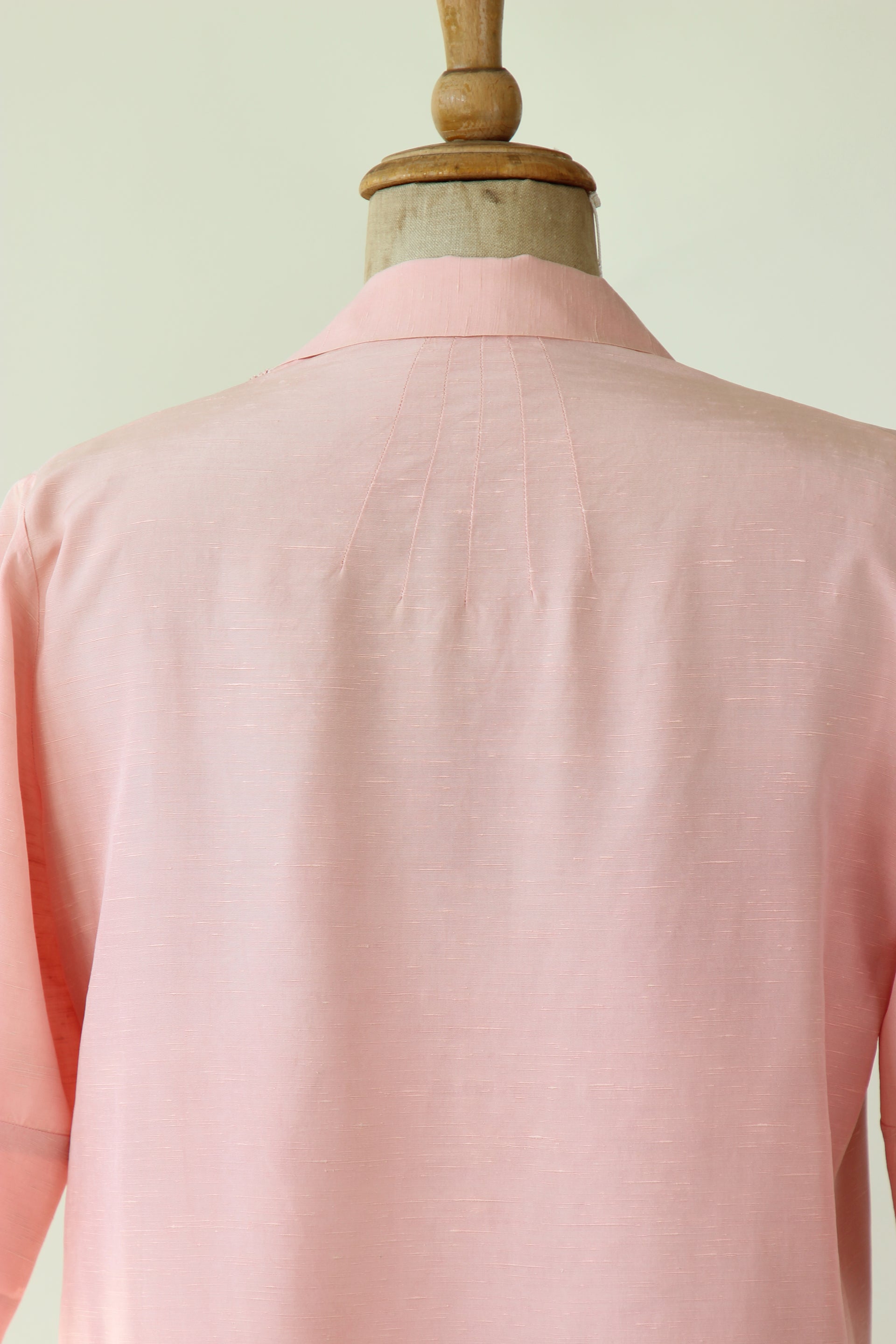 1920s Vintage Pink Shirt and Skirt Suit // Size M/L