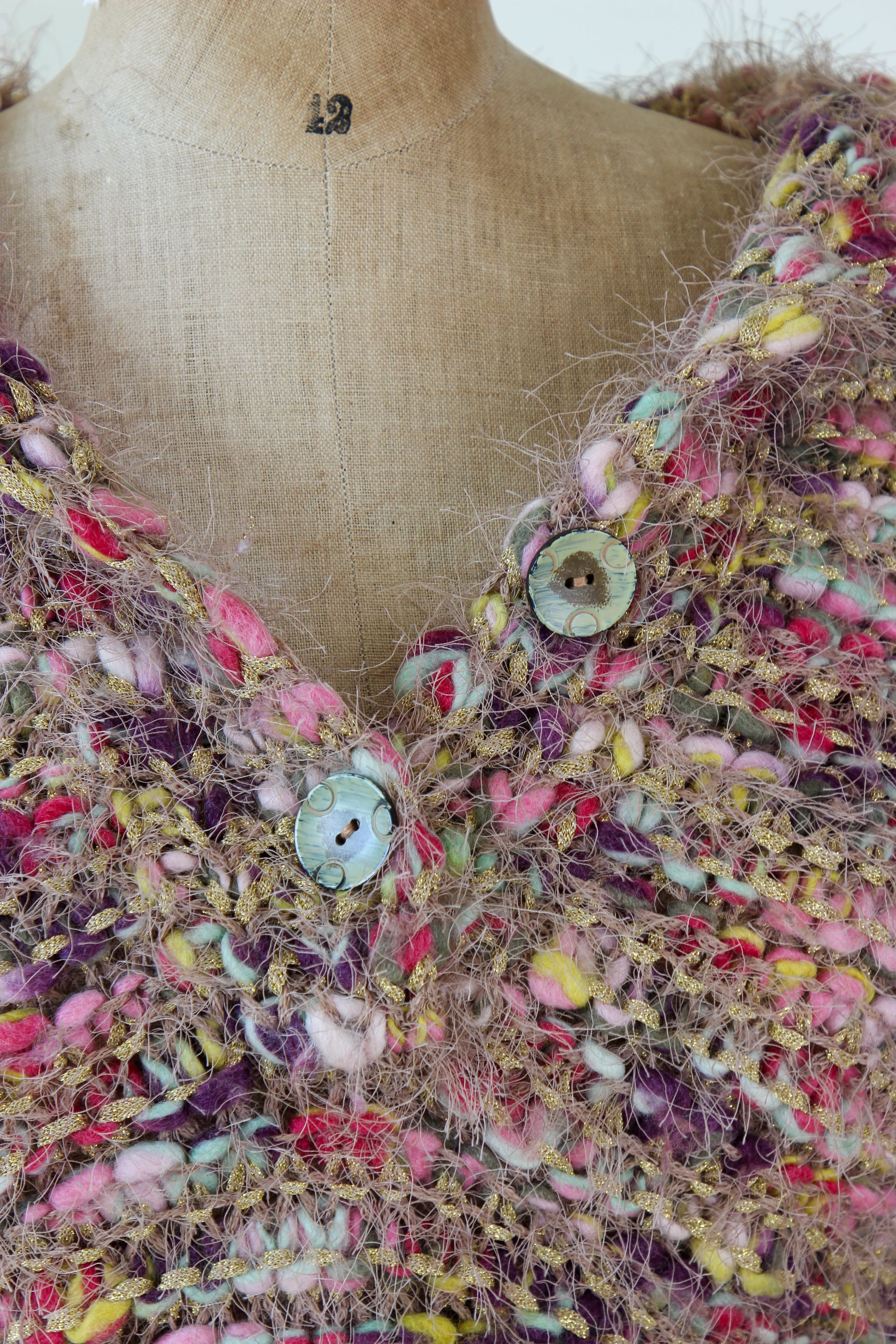 Vintage Wool Knit with Large Collar // Munthe plus Simonsen // Size S/M