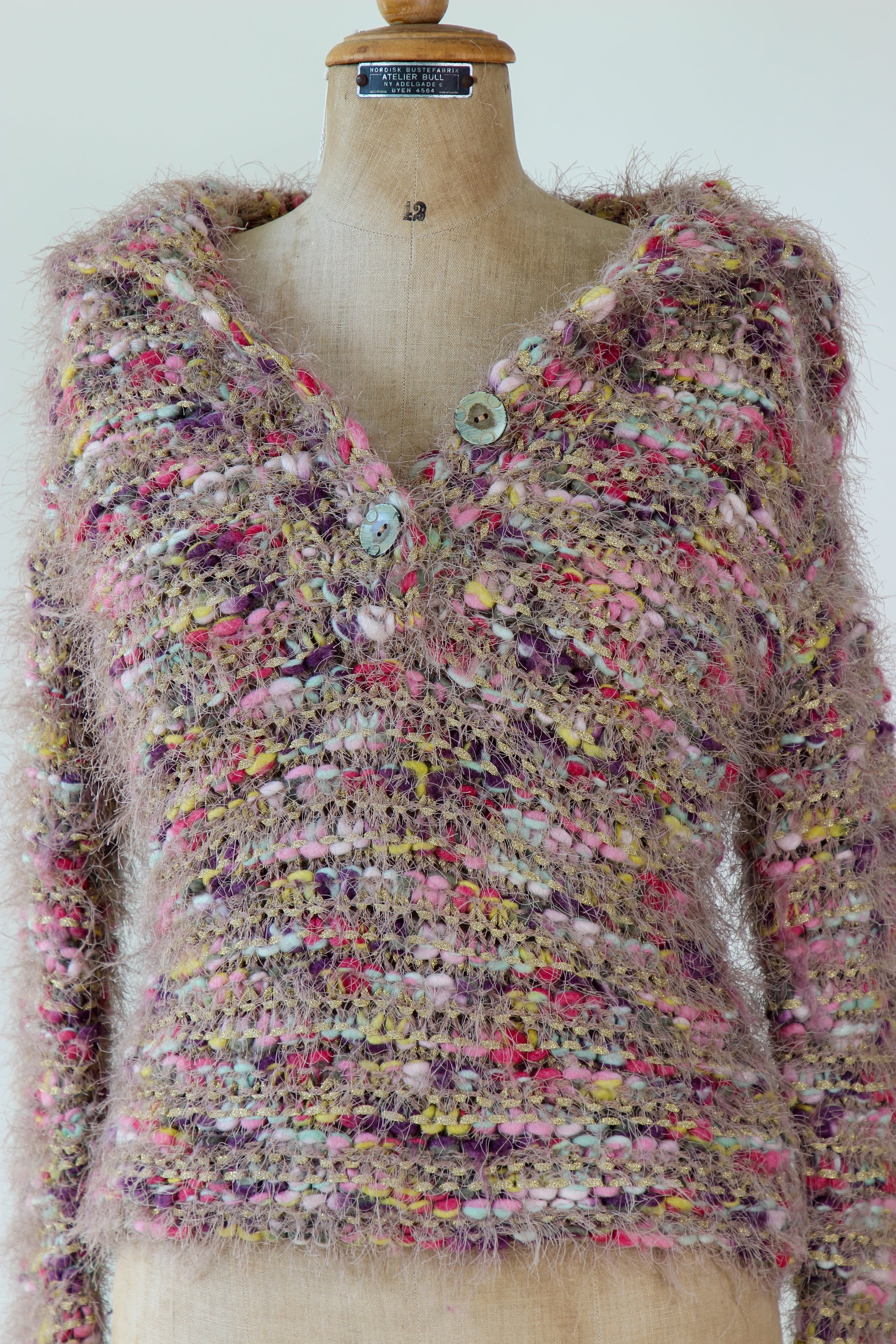Vintage Wool Knit with Large Collar // Munthe plus Simonsen // Size S/M