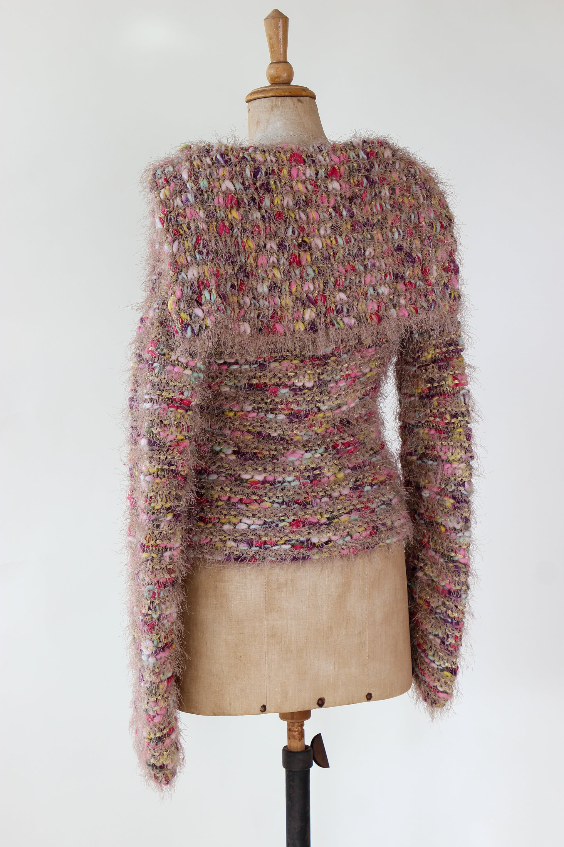 Vintage Wool Knit with Large Collar // Munthe plus Simonsen // Size S/M