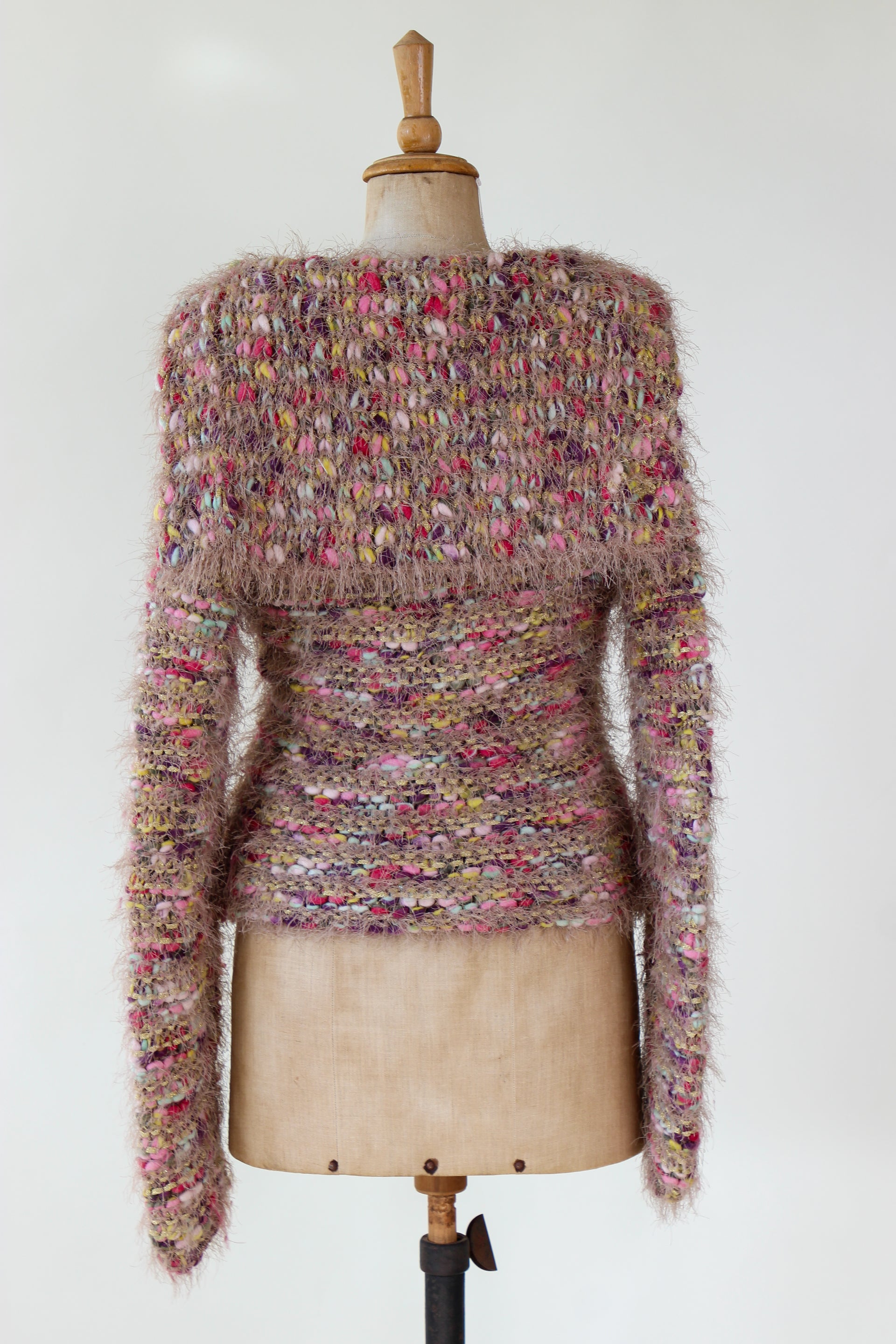 Vintage Wool Knit with Large Collar // Munthe plus Simonsen // Size S/M