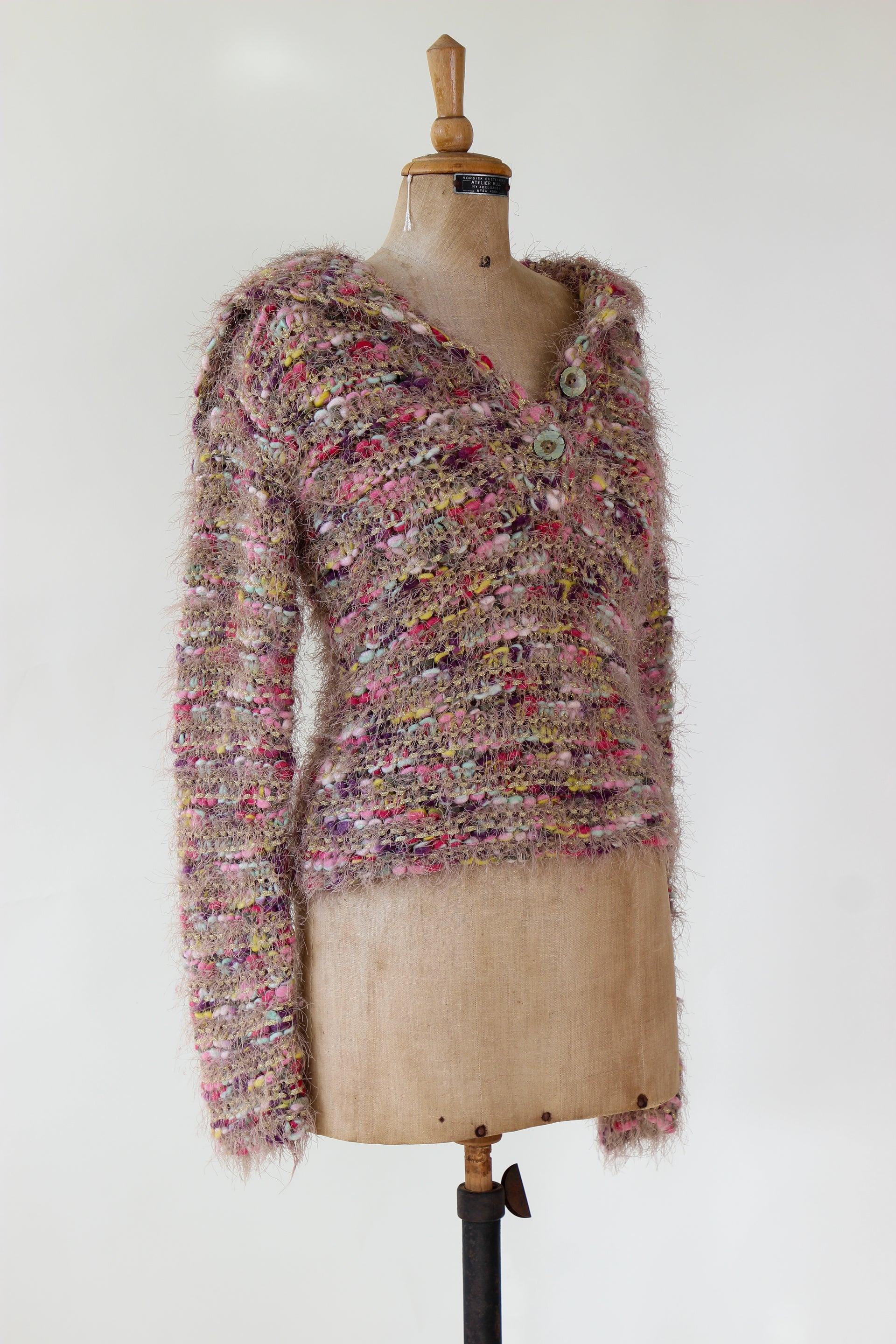 Vintage Wool Knit with Large Collar // Munthe plus Simonsen // Size S/M