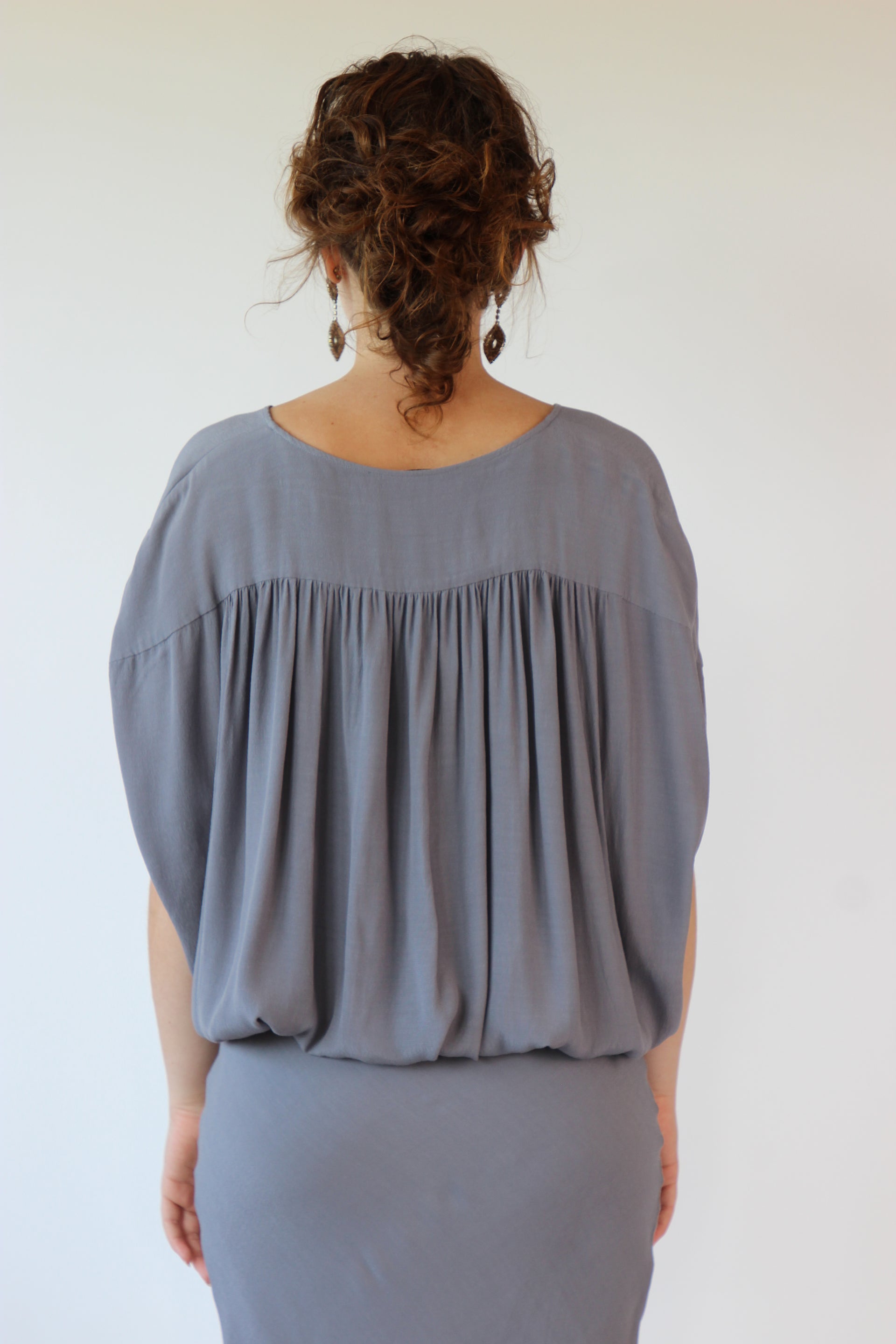Vinntage Rützou Grey Evening Dress Size L