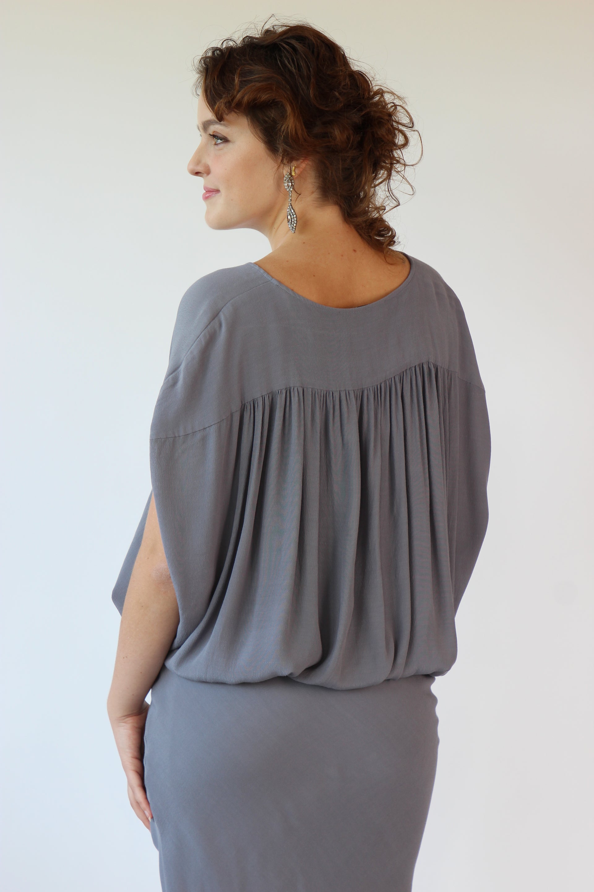 Vinntage Rützou Grey Evening Dress Size L