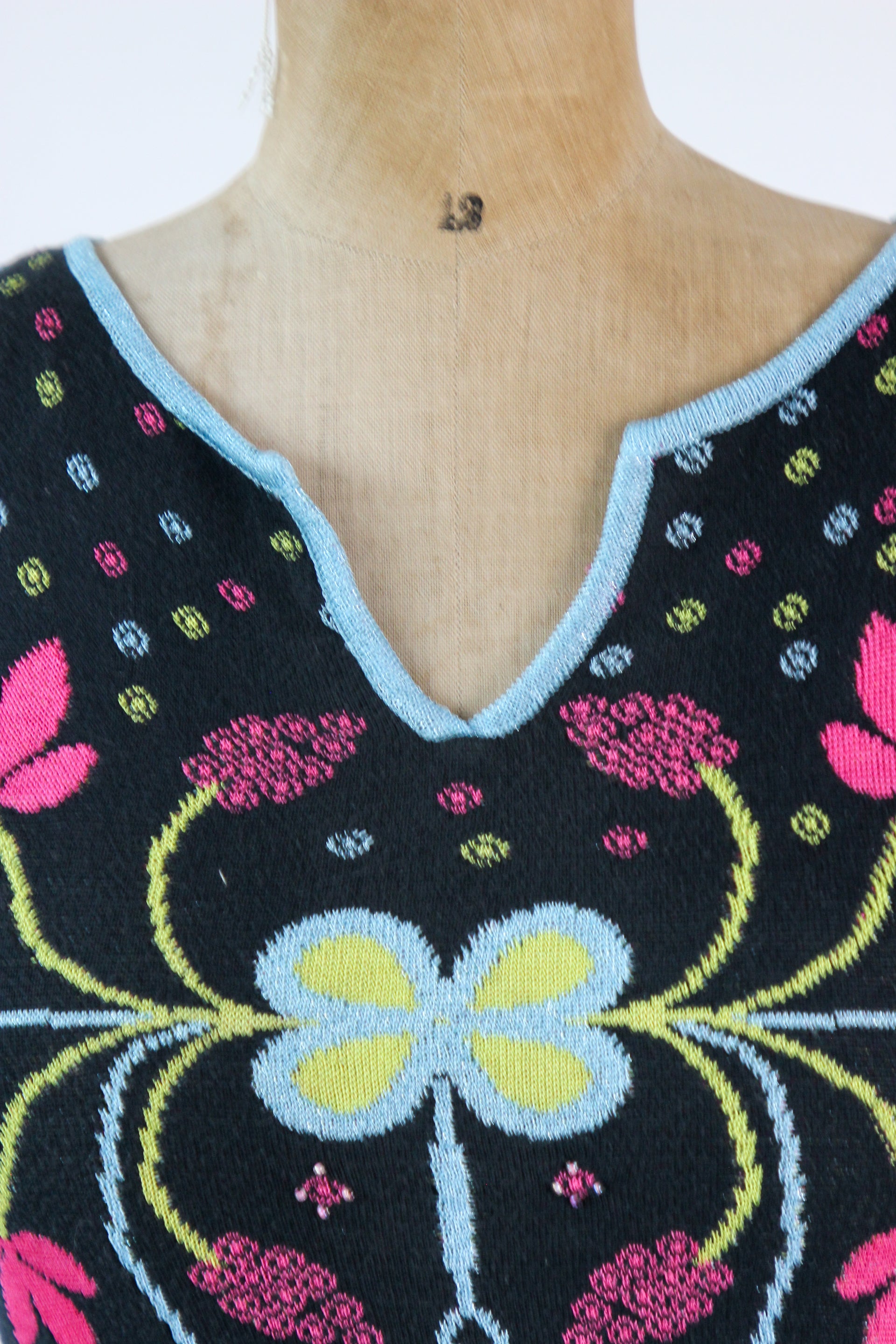 Vintage Christian Lacroix Knit Top // Size XS