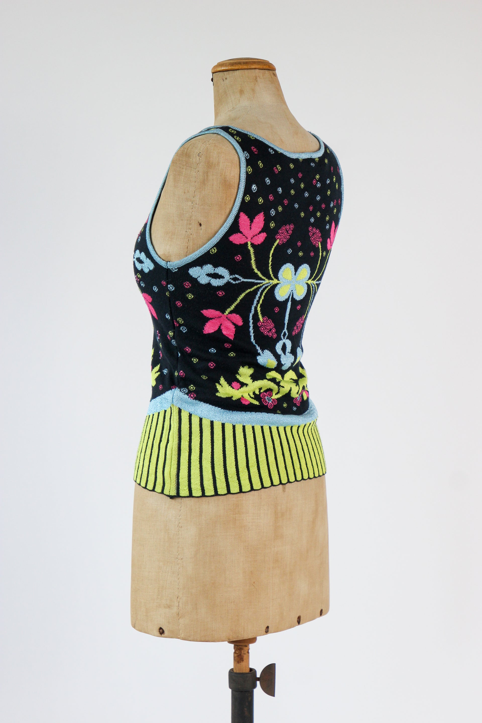 Vintage Christian Lacroix Knit Top // Size XS