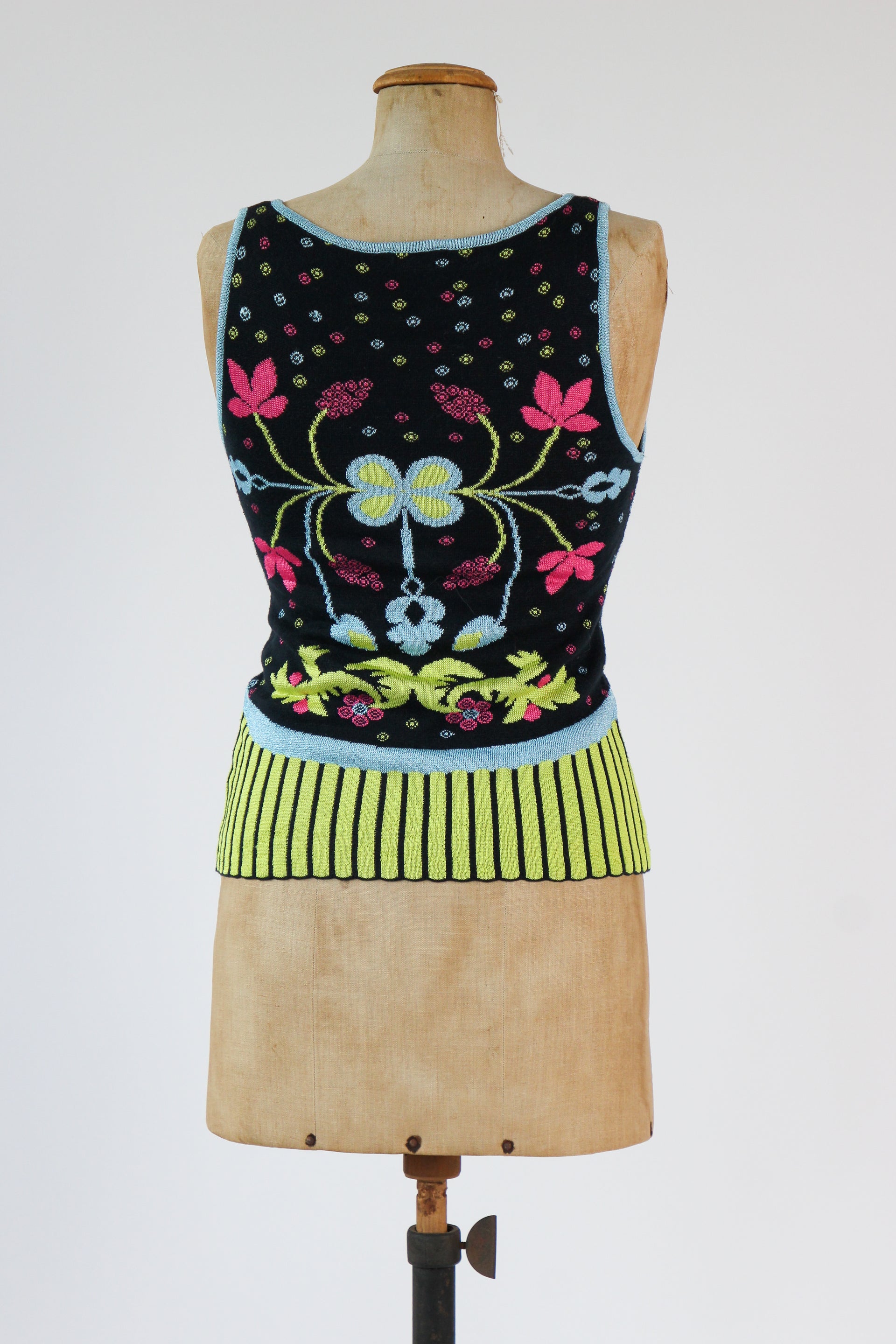 Vintage Christian Lacroix Knit Top // Size XS