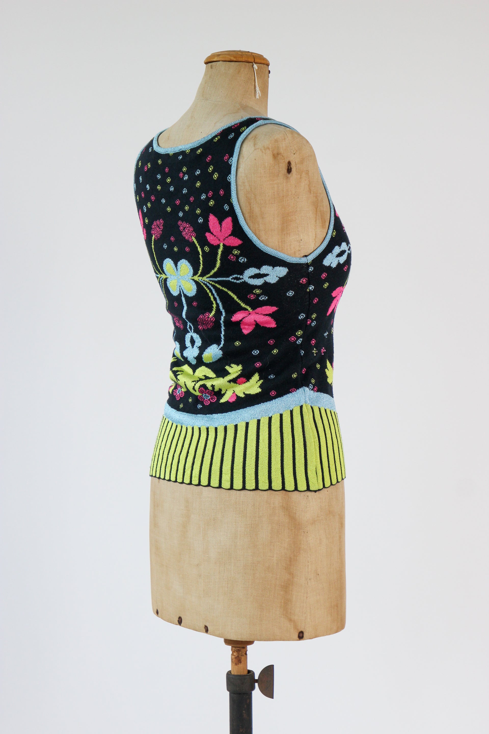 Vintage Christian Lacroix Knit Top // Size XS