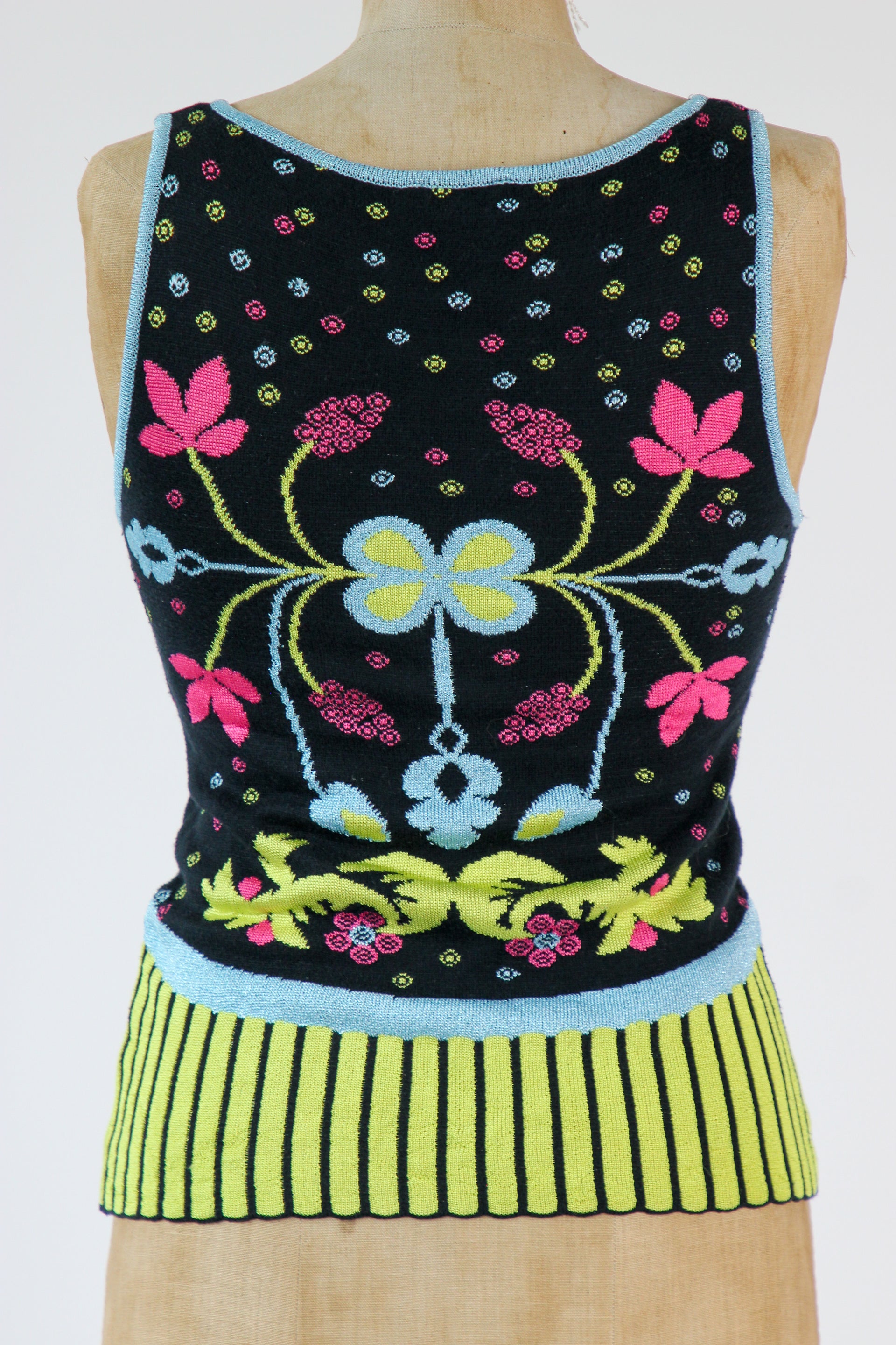 Vintage Christian Lacroix Knit Top // Size XS
