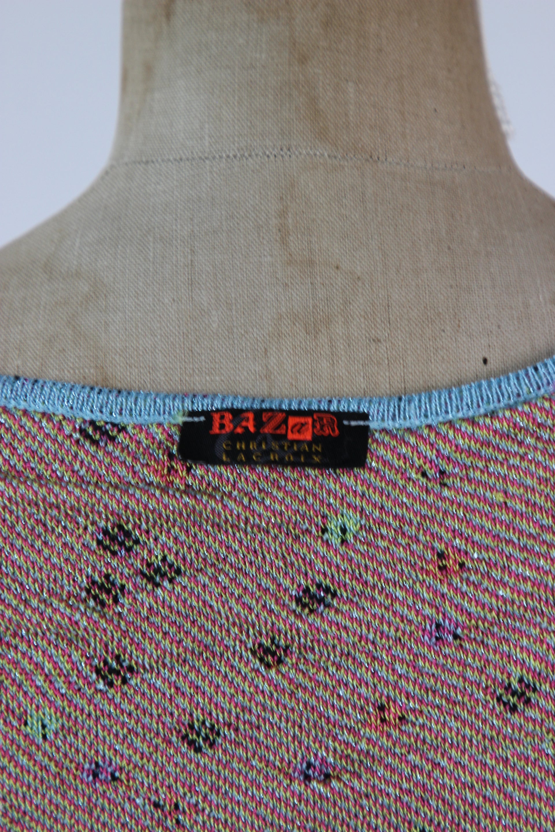 Vintage Christian Lacroix Knit Top // Size XS