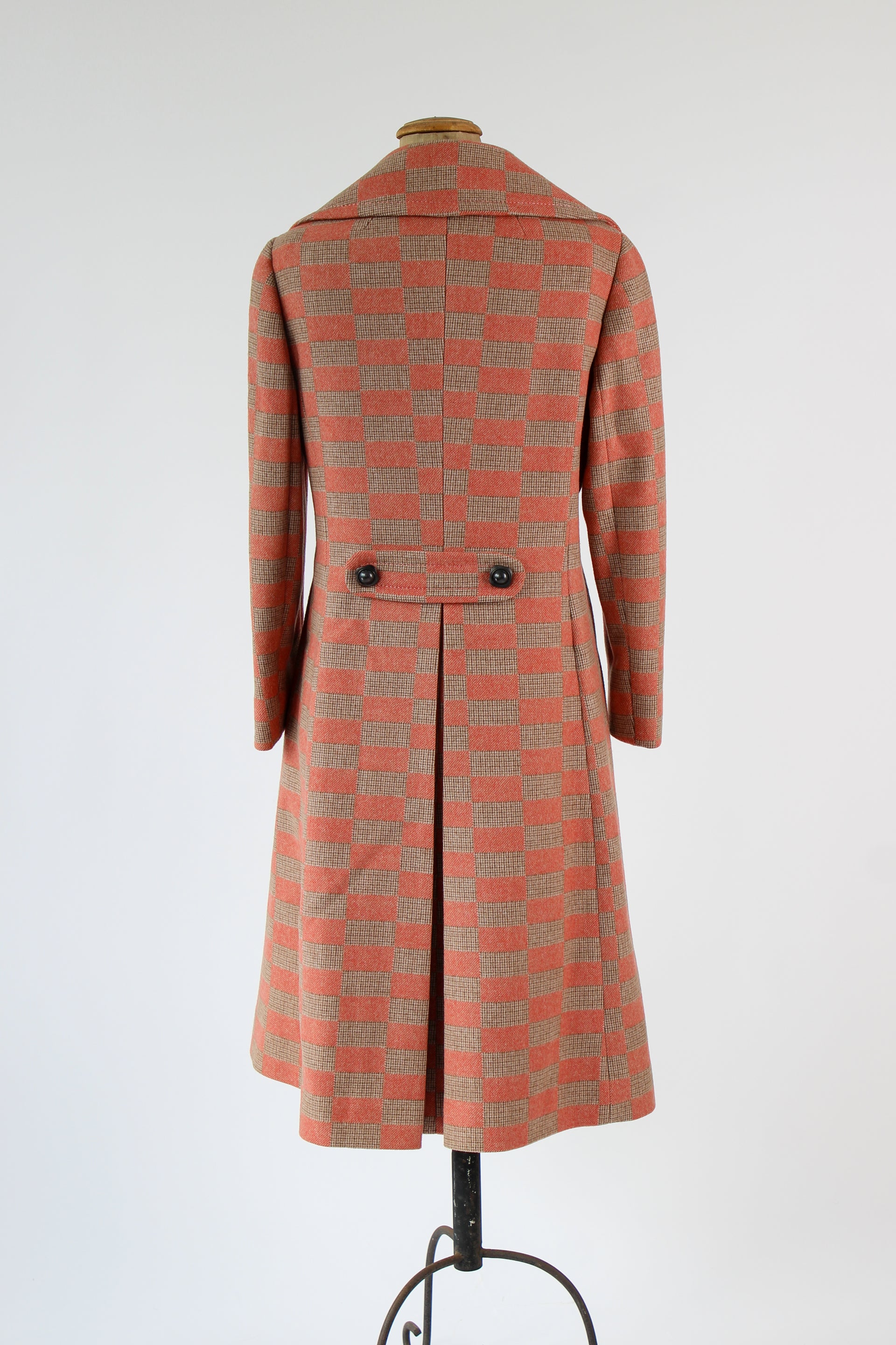 1970s Double Breasted Wool Coat, made in Italy//Size M