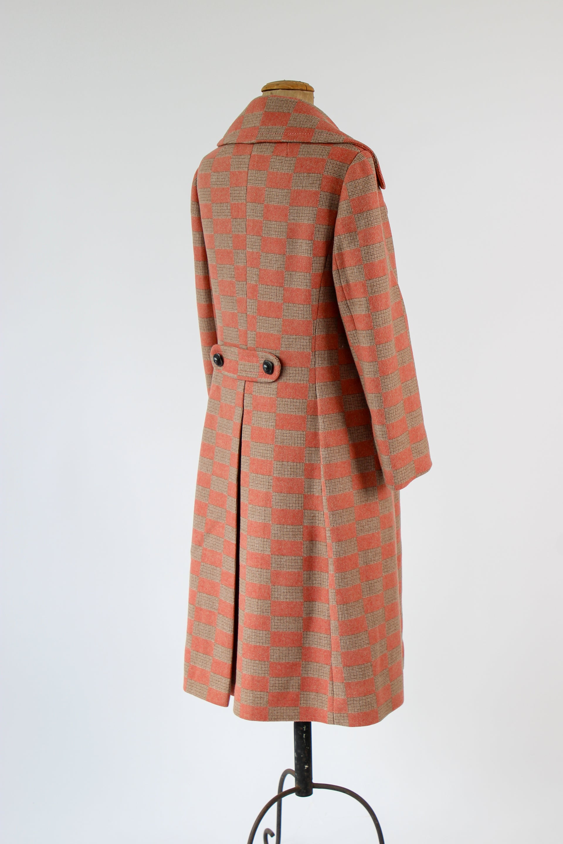 1970s Double Breasted Wool Coat, made in Italy//Size M