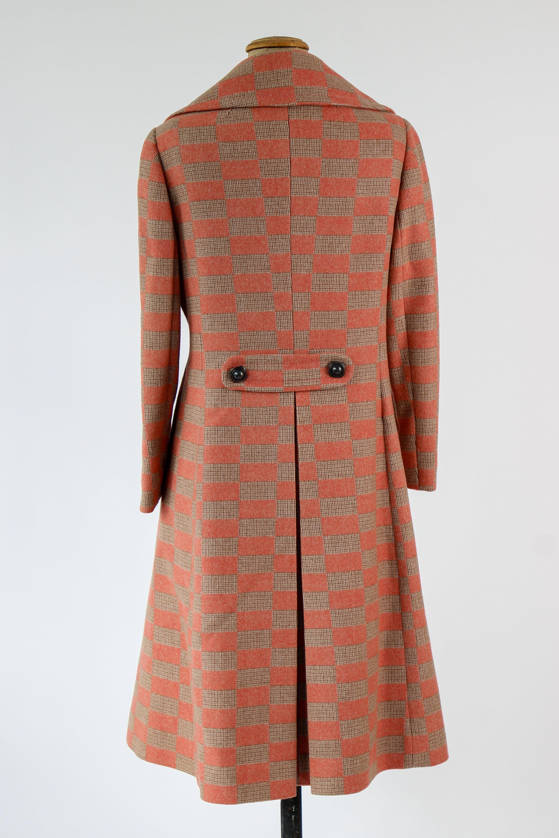 1970s Double Breasted Wool Coat, made in Italy//Size M