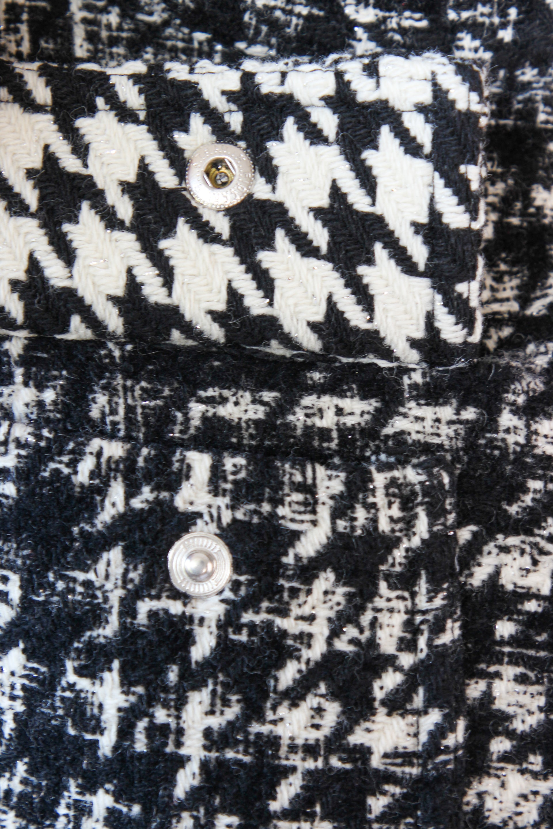 Vintage Gianfranco Ferre cropped checked Black and White Jacket