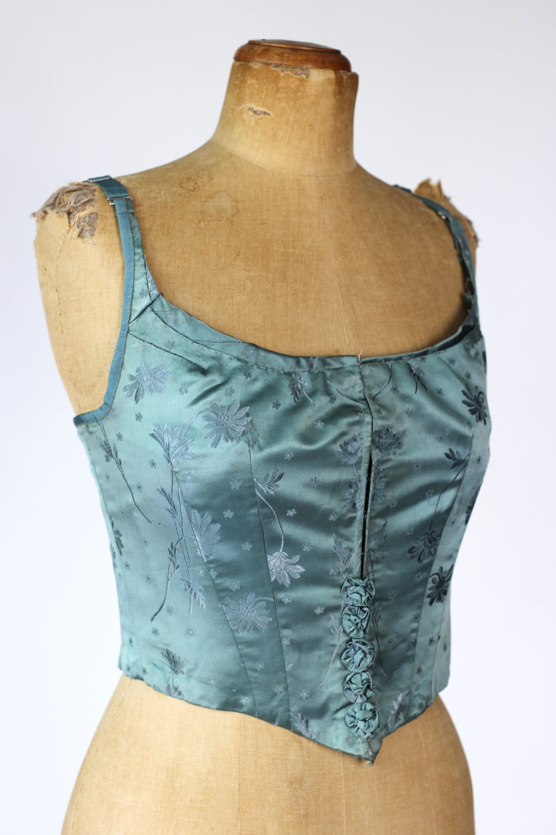 1910s-1920s Vintage Corset by Börre Lorenzen//Size S