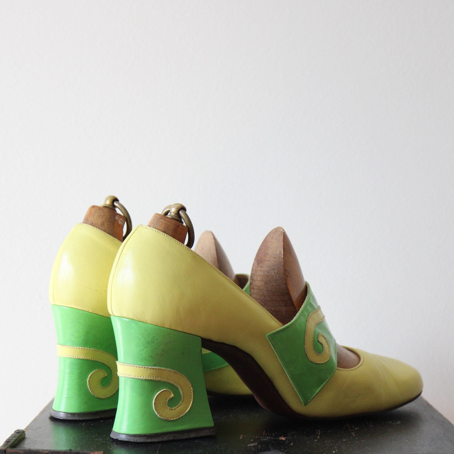 1960s Vintage Leather Shoes//Size EU 37-38