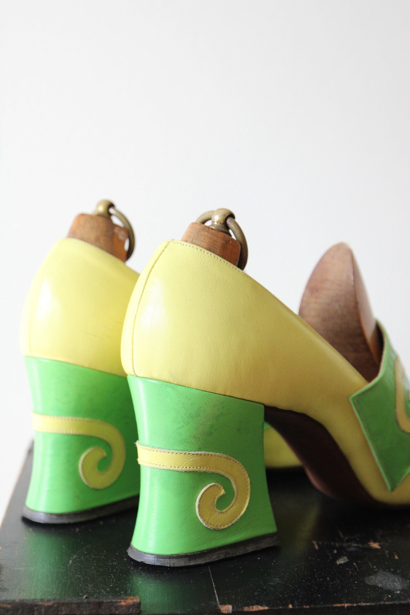 1960s Vintage Leather Shoes//Size EU 37-38