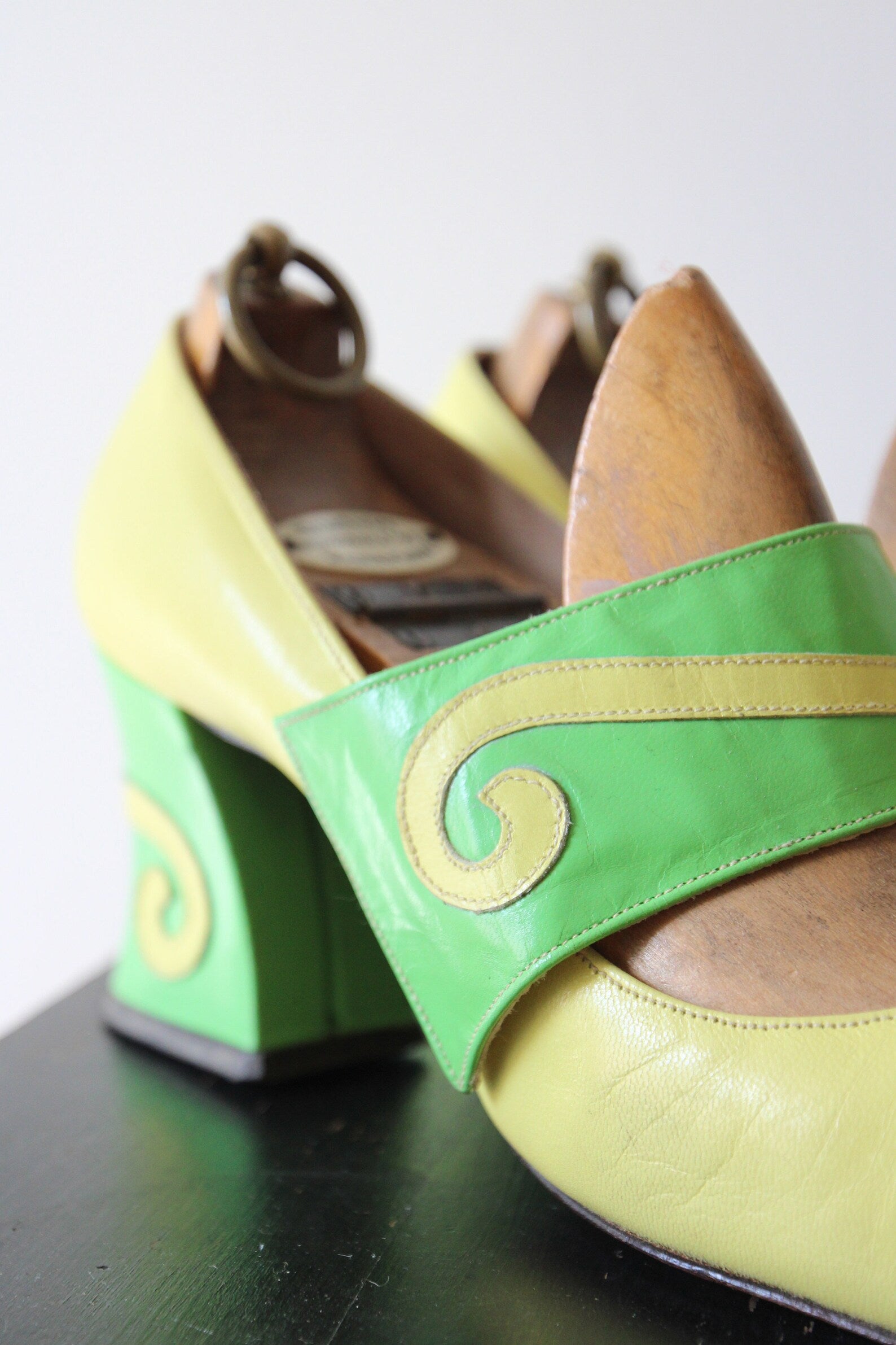 1960s Vintage Leather Shoes//Size EU 37-38