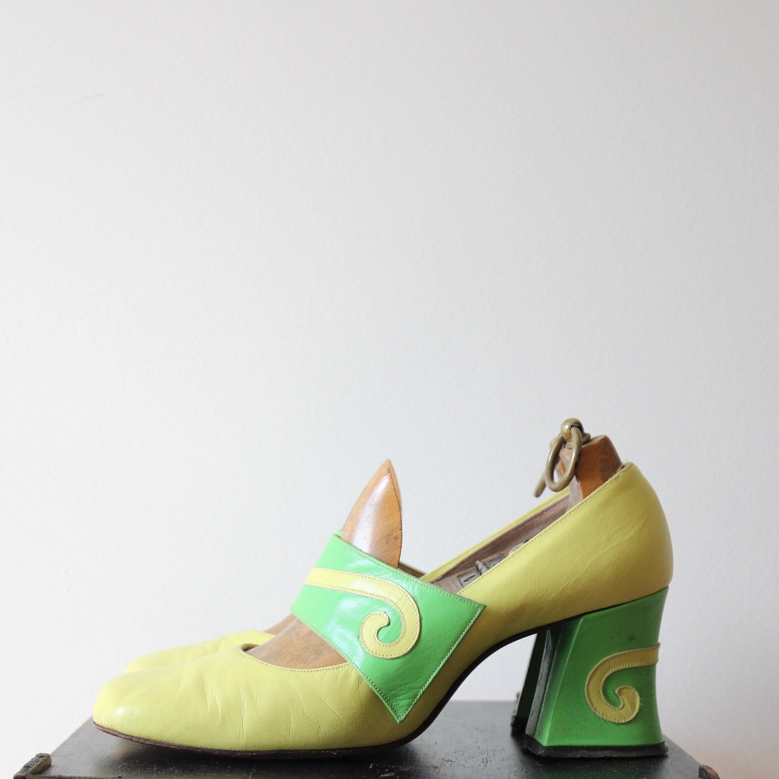 1960s Vintage Leather Shoes//Size EU 37-38