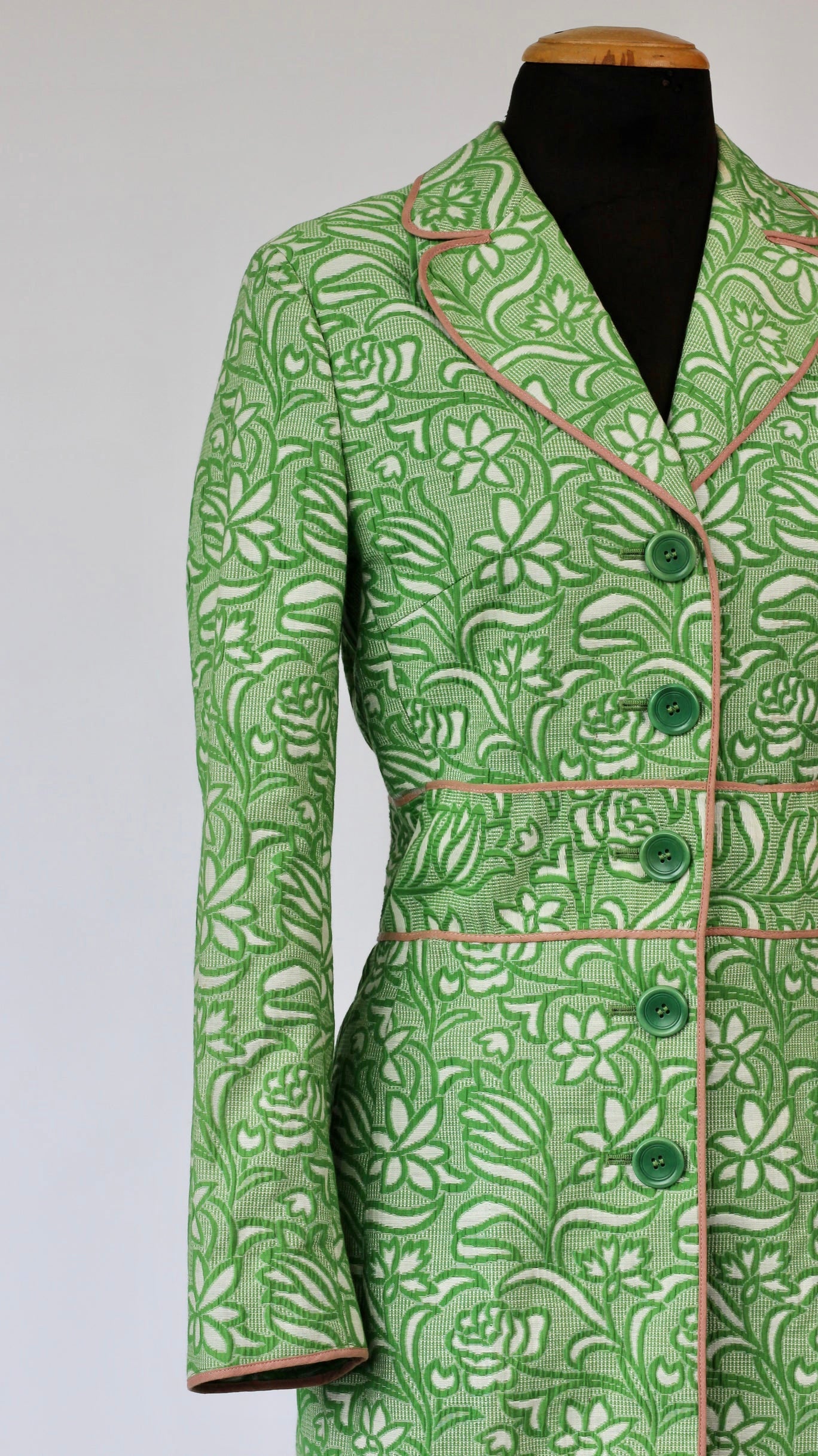 Rützou Green Brocade Coat//Size M