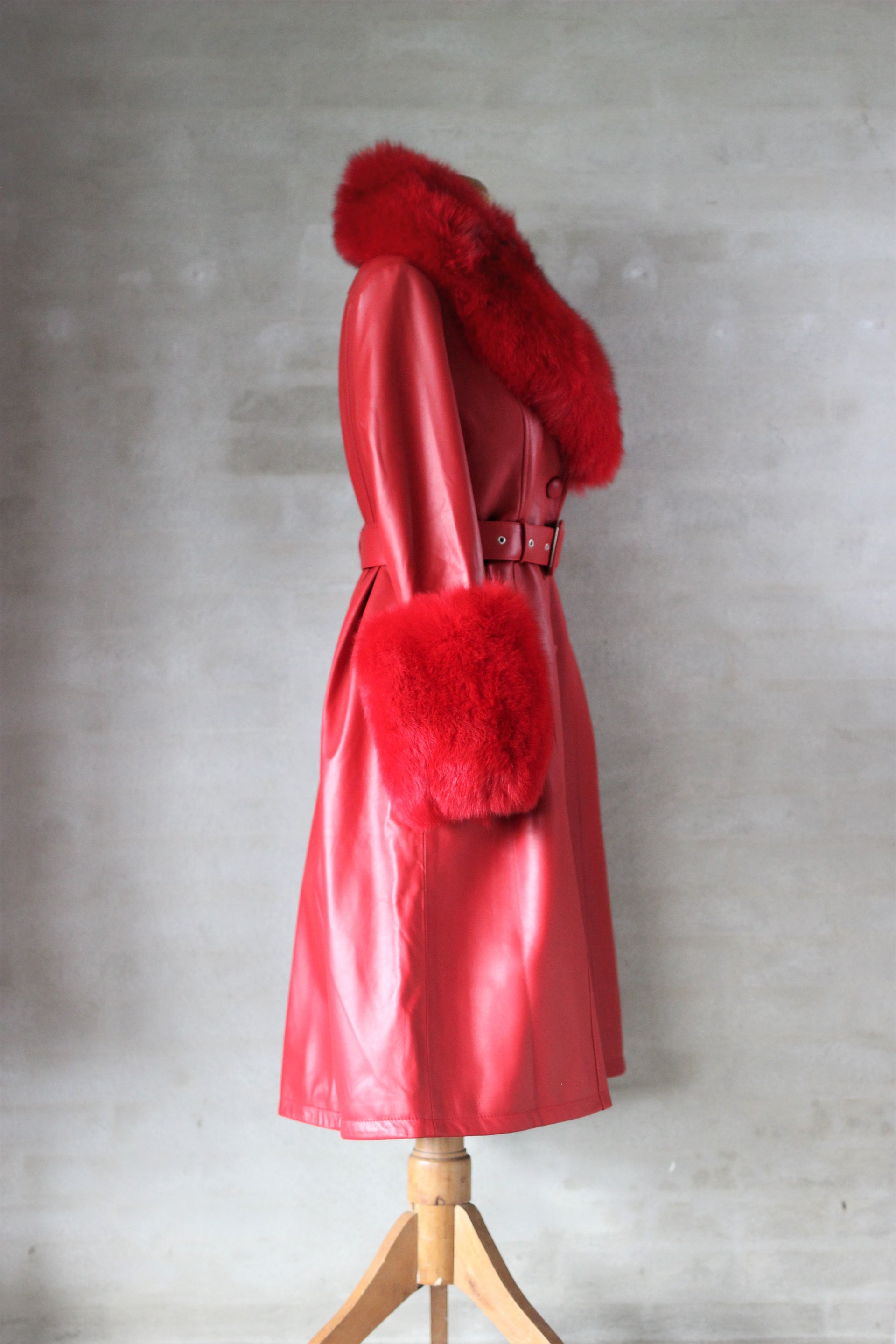 AGNES Red Trench Coat PRE-ORDER